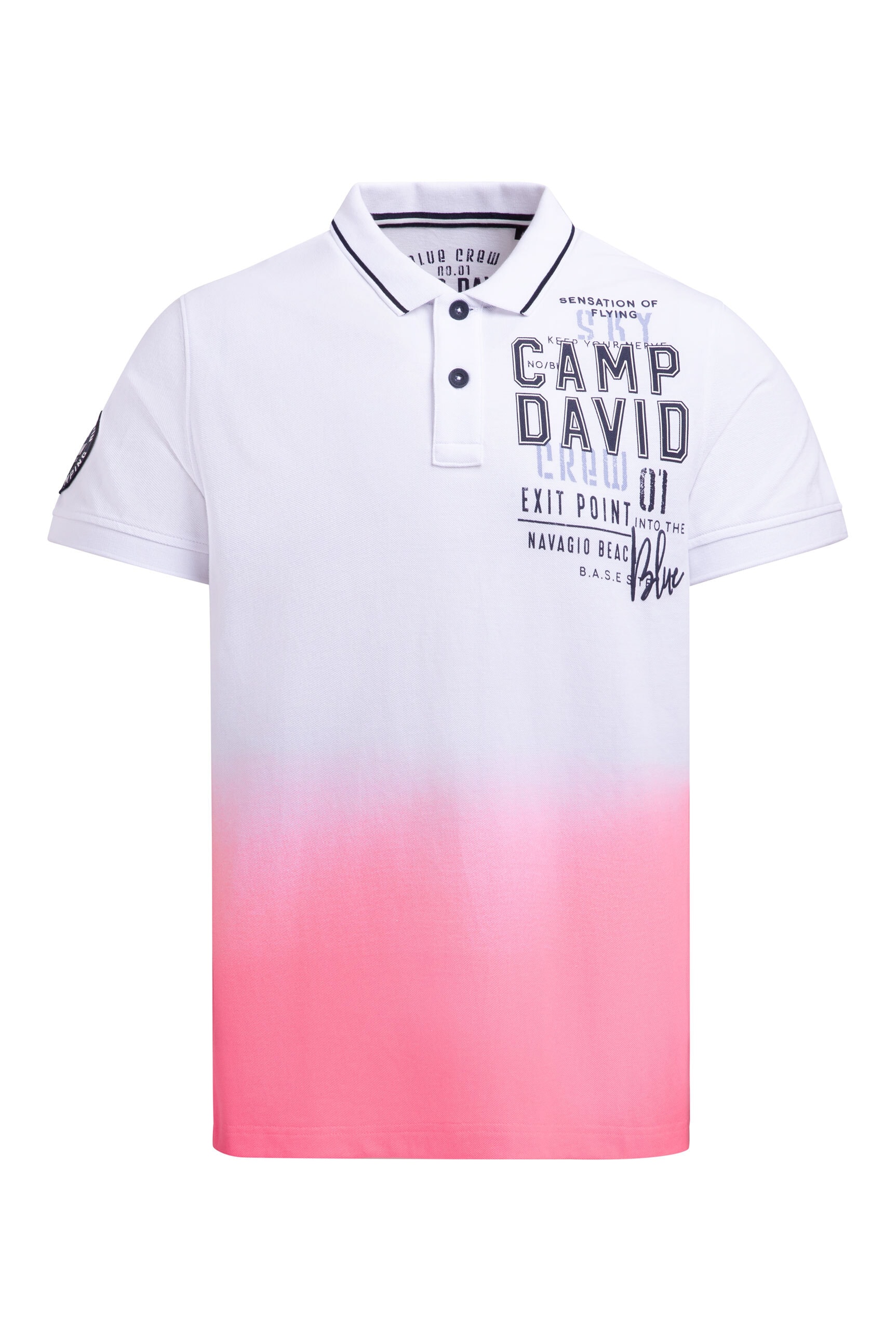 CAMP DAVID Poloshirt aus Baumwolle