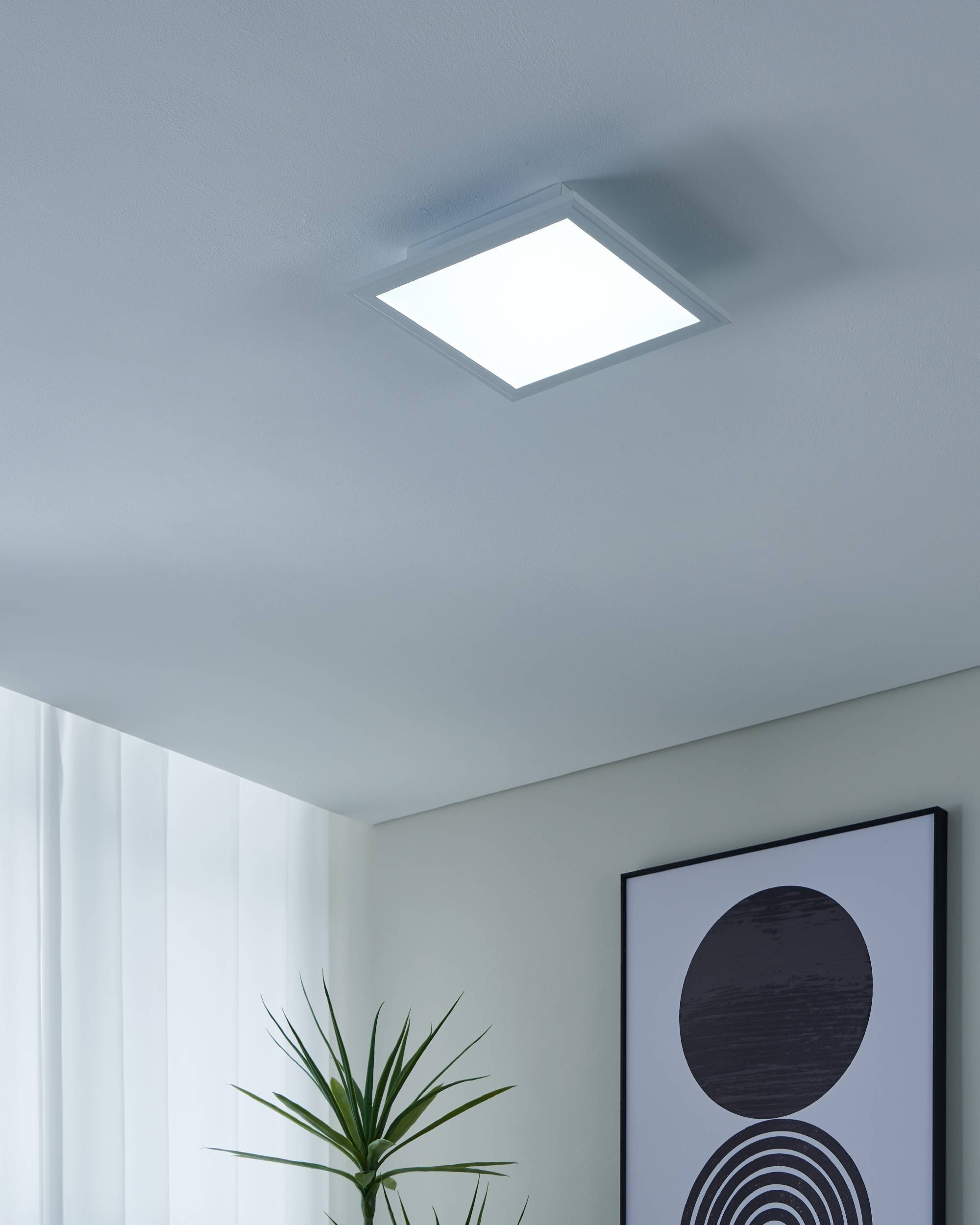 EGLO LED-Deckenleuchte »SALOBRENA-Z«,  in weiß aus Alu / inkl. LED fest integriert - 15,3 Watt