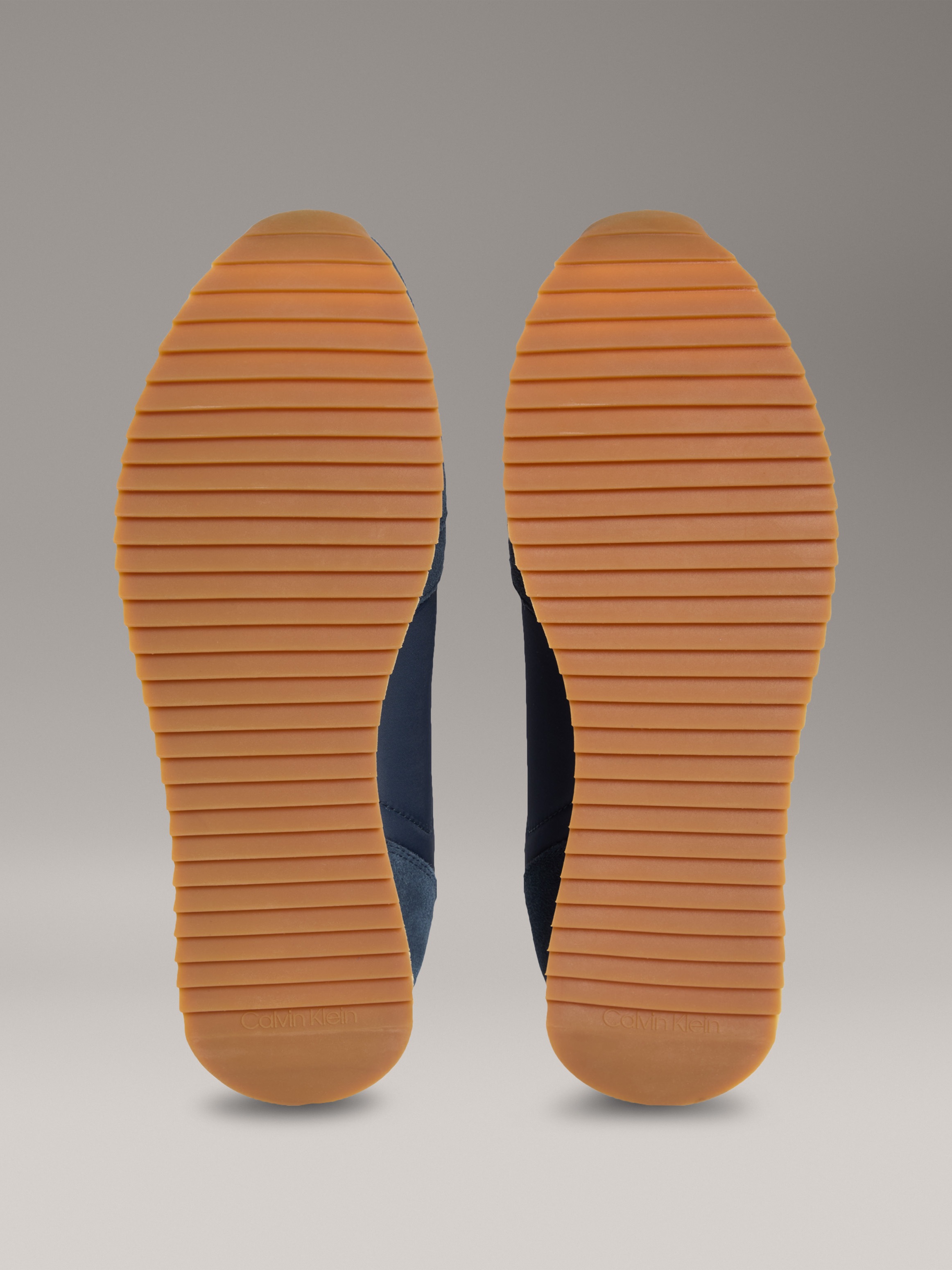 Calvin Klein Jeans Slip-On Sneaker »RETRO RUNNER SOCK LACE UP NY-SU«, Halbschuh, Freizeitsneaker mit CK-Logo und aufgesetzter Schnürung
