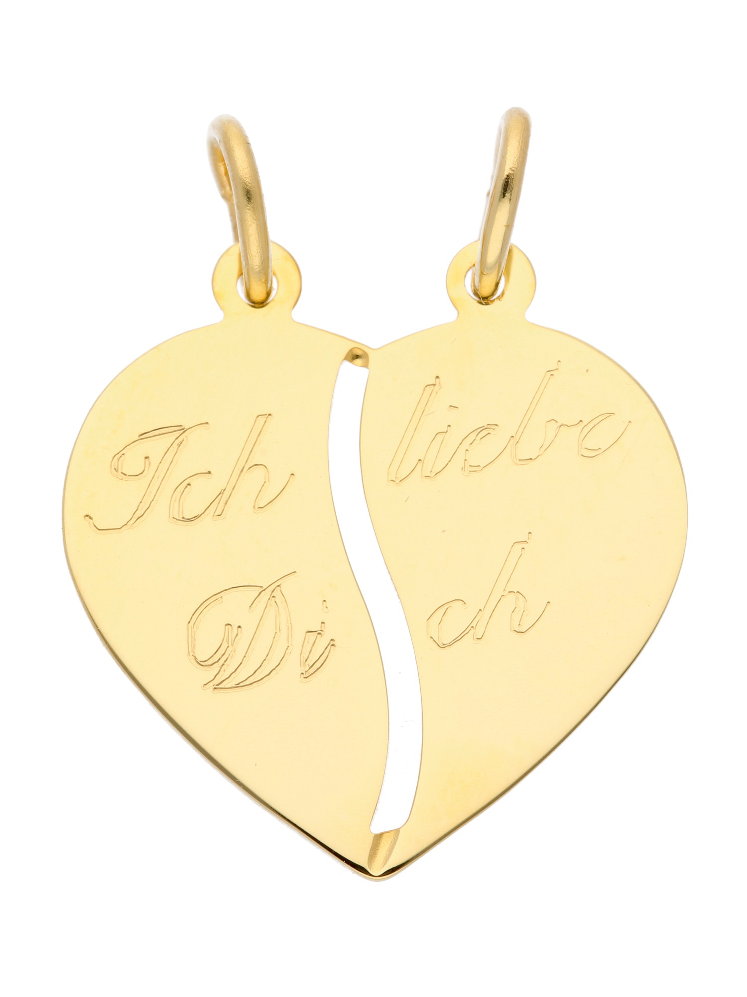 für Adelia´s »333 Goldschmuck bestellen Kettenanhänger BAUR online Damen Anhänger Gold | Partneranhänger«,