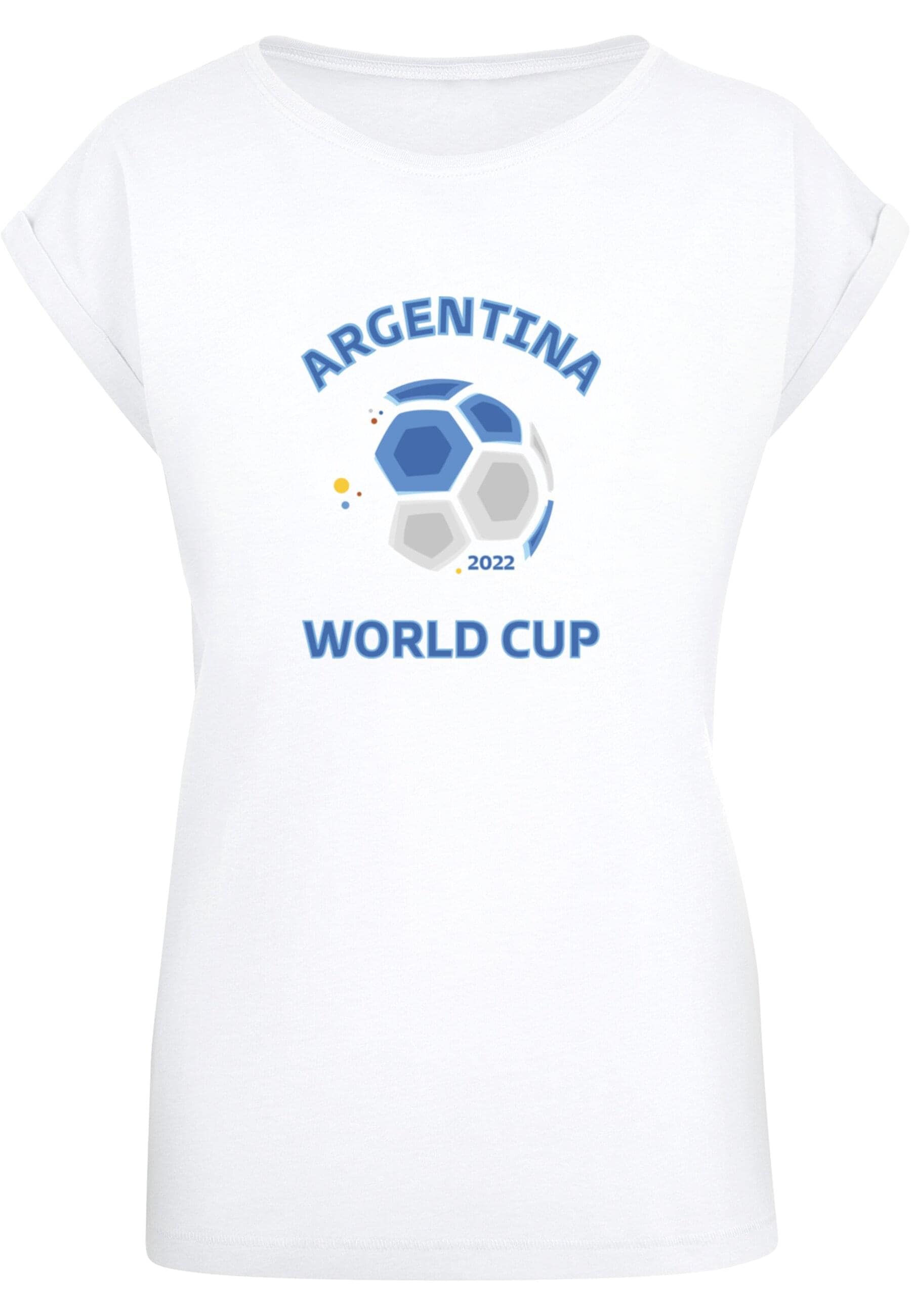 Merchcode T-Shirt "Merchcode Damen Ladies Argentina World Cup Extended Shou günstig online kaufen