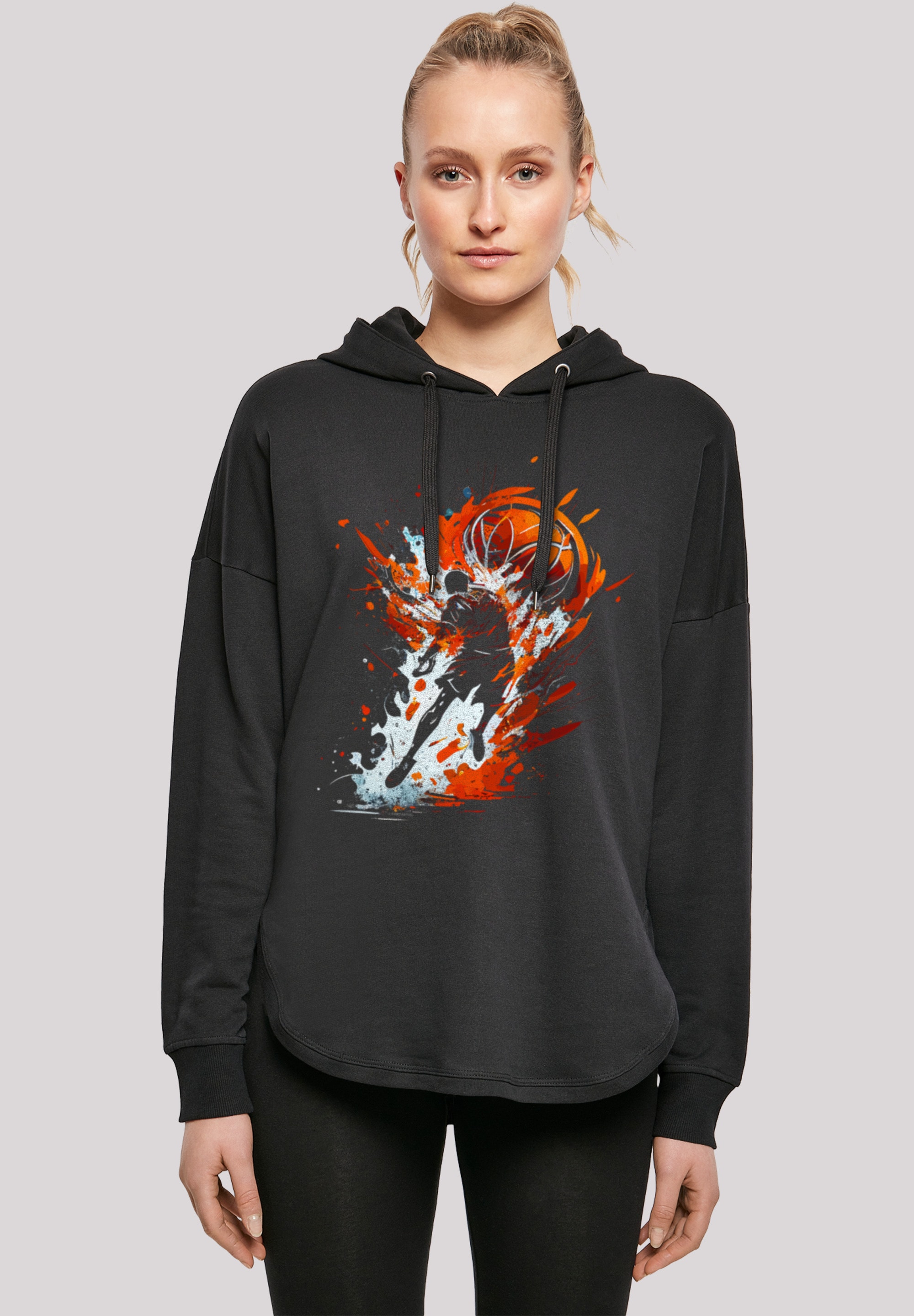 Kapuzenpullover »Basketball Splash Sport Oversize Hoodie«, Print