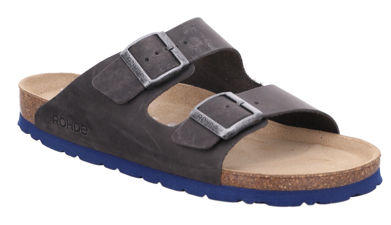 Rohde Pantolette »GRADO«, Schlappen, Sommerschuh, Zweischnaller, Hausschuh mit Softfußbett