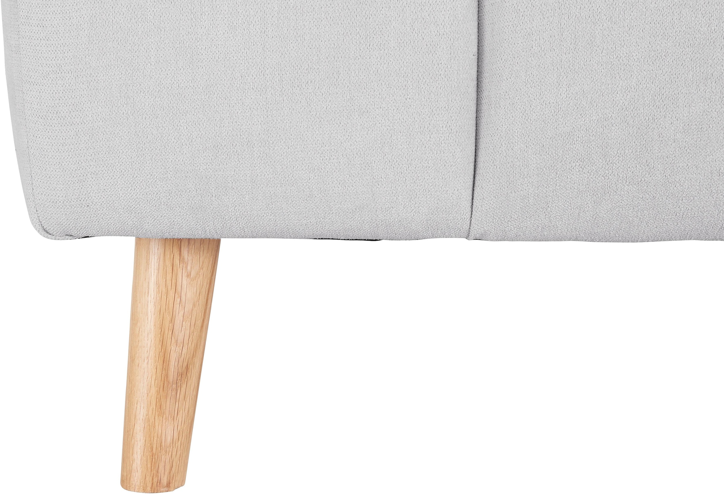andas 2,5-Sitzer »Janek«, mit Federkern und Keder in scandinavischem Design