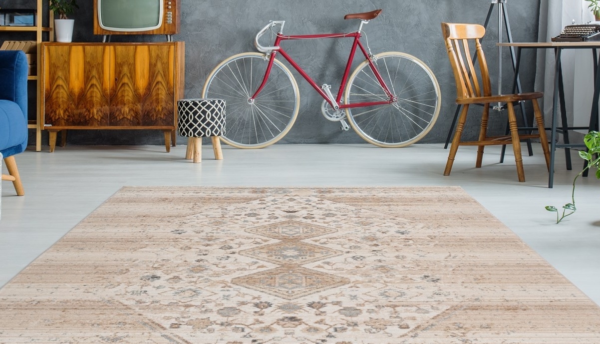 my home Teppich "Estelle" rechteckig 5 mm Höhe Wohnzimmer günstig online kaufen