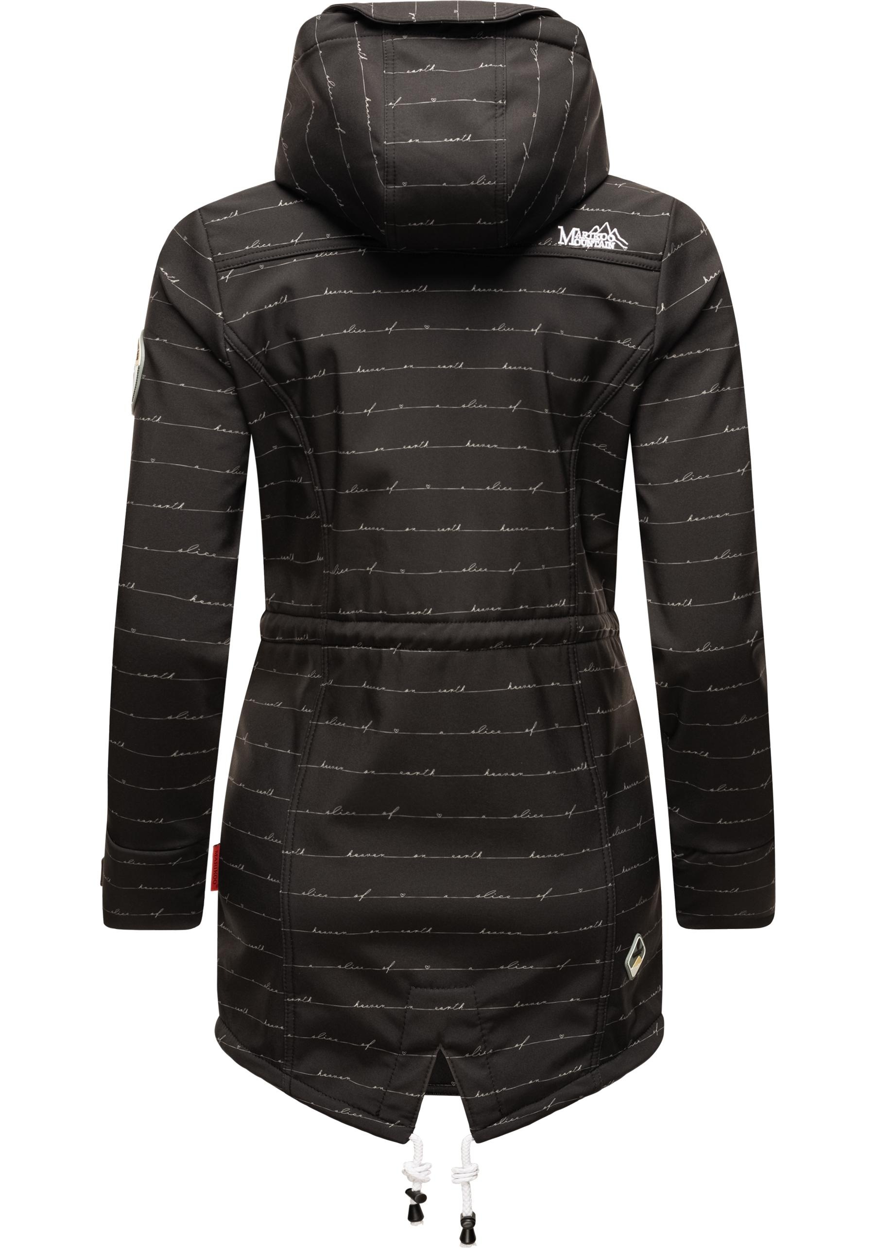 Marikoo Funktionsmantel »Zimtzicke«, Wasserdichter Softshell Parka mit Kapuze