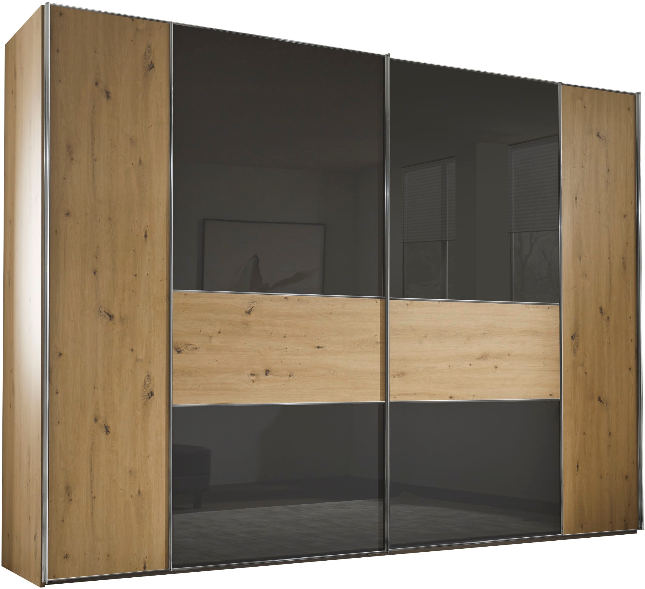 STAUD Schwebetürenschrank "Sonett 321C, Made in Germany", mit vier verschie günstig online kaufen