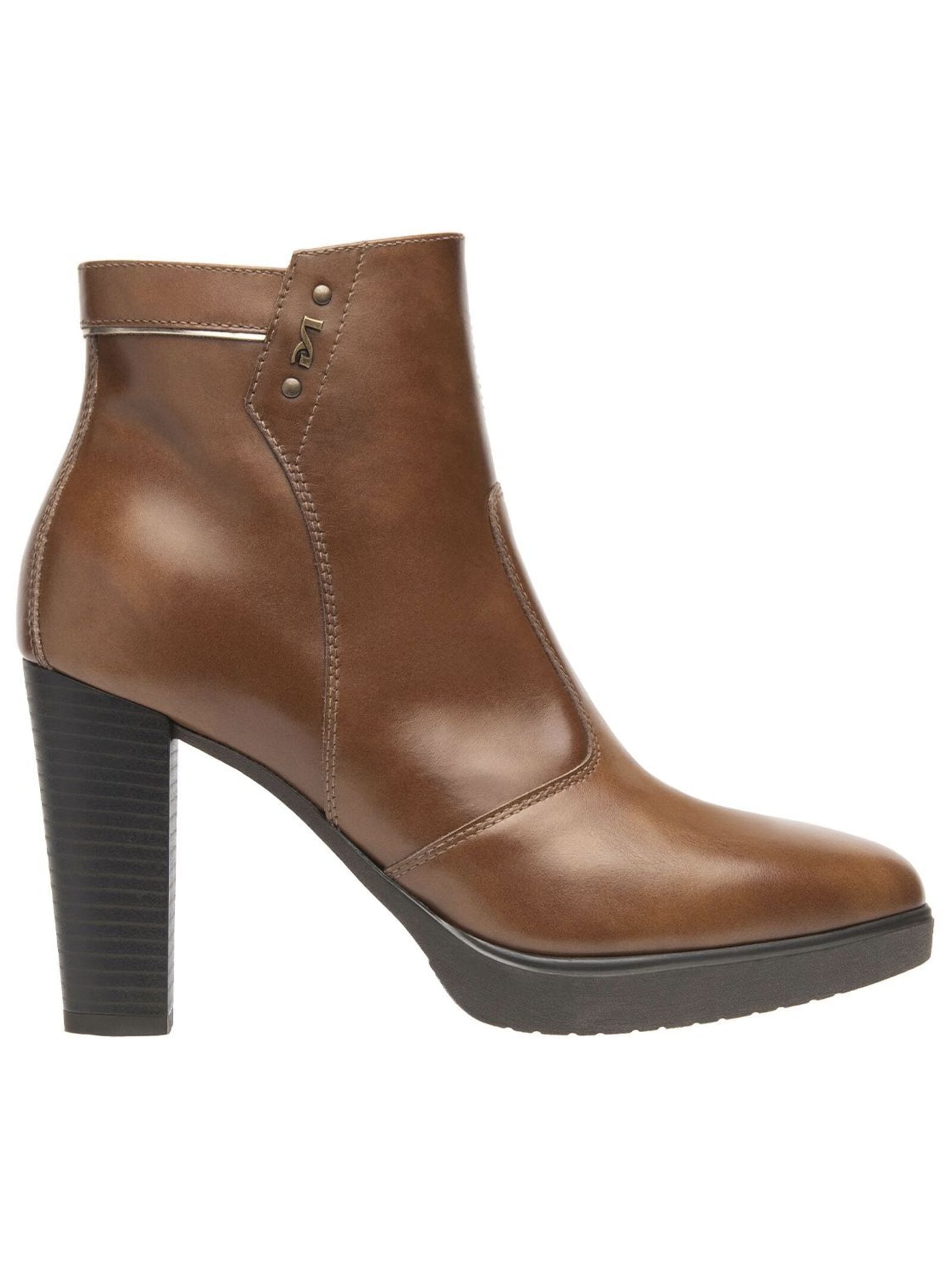Nero Giardini High-Heel-Stiefelette »Nero Giardini Stiefelette Leder/Synthetik«