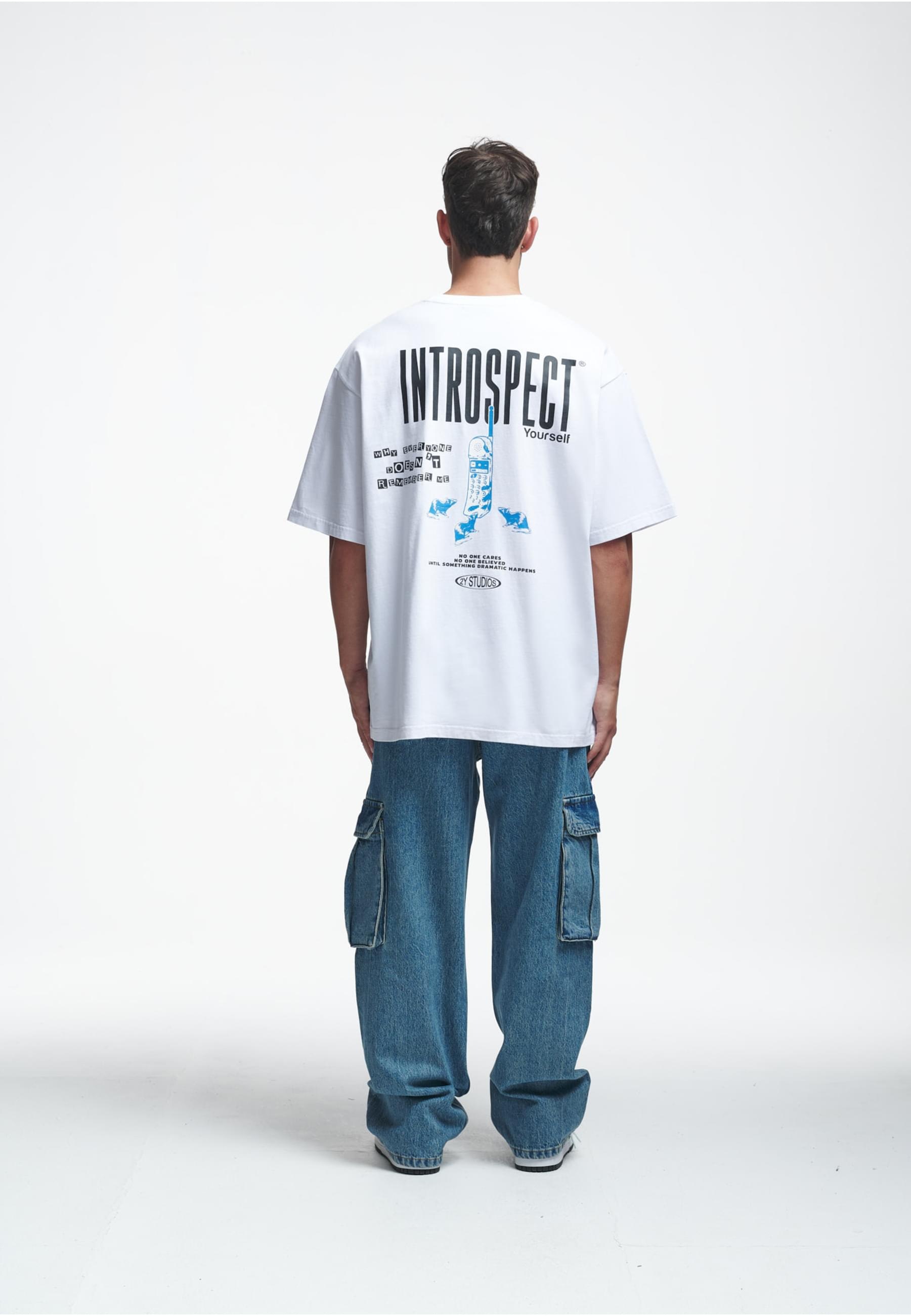 2Y Studios T-Shirt »2Y Studios Herren 2Y Introspect Oversize Tee«, (1 tlg.)