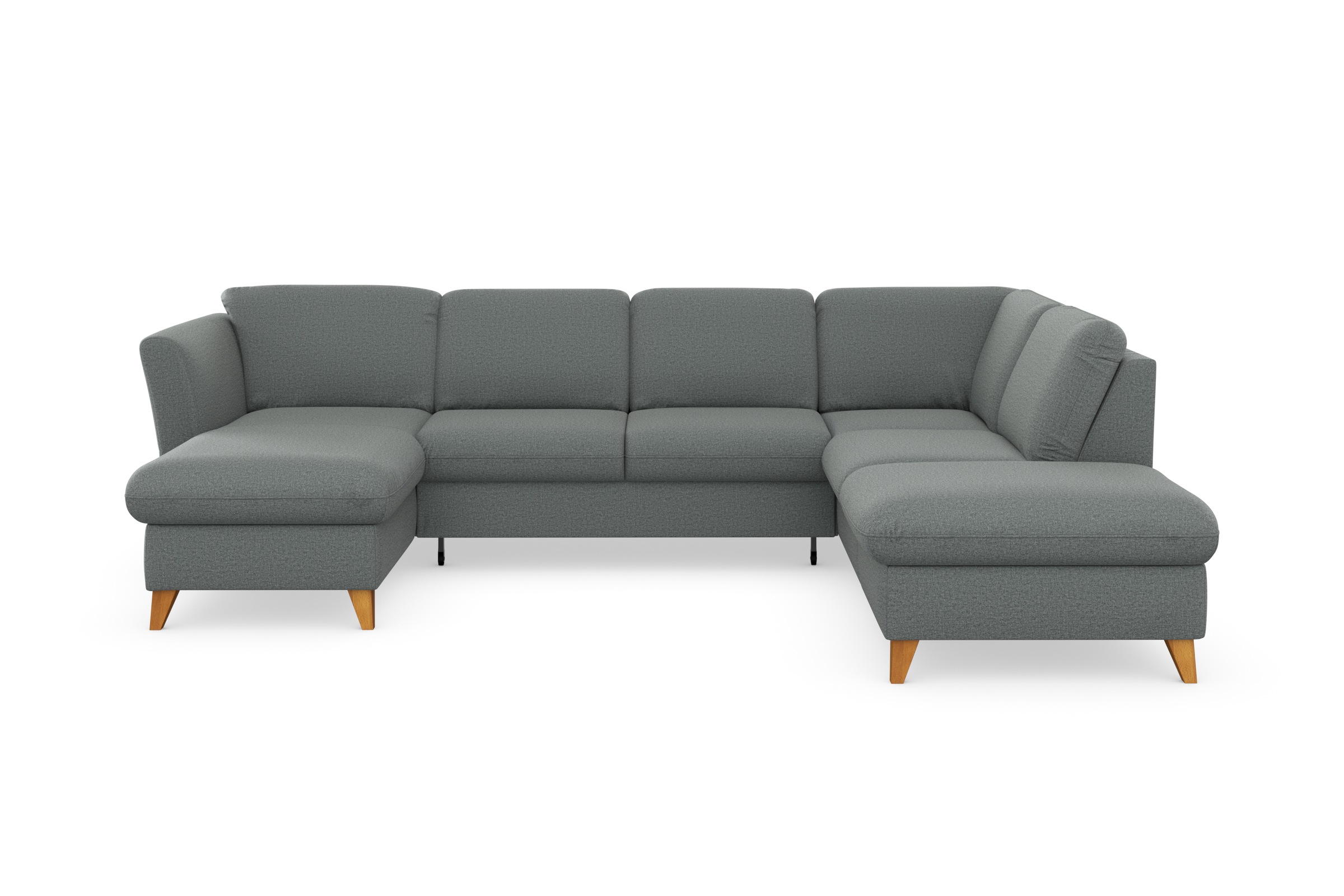 Home affaire Wohnlandschaft "Trelleborg U-Form" Federkern-Polsterung, wahlw günstig online kaufen