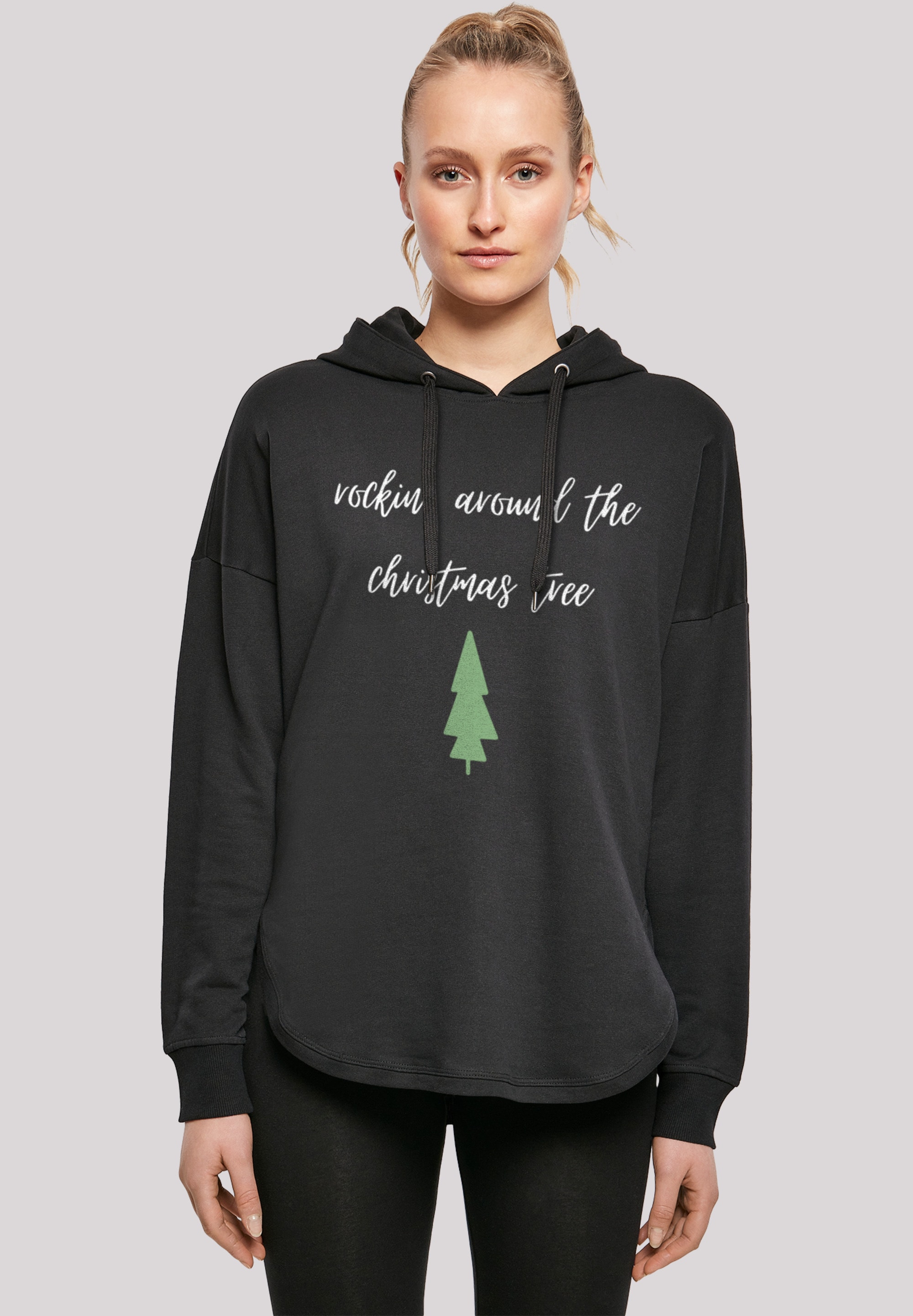 F4NT4STIC Kapuzenpullover "Rockin around the christmas tree", Print