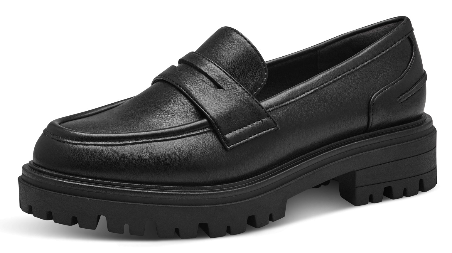 Tamaris Slipper, Loafer, Halbschuh, Schlupfschuh mit typischem Zierriegel