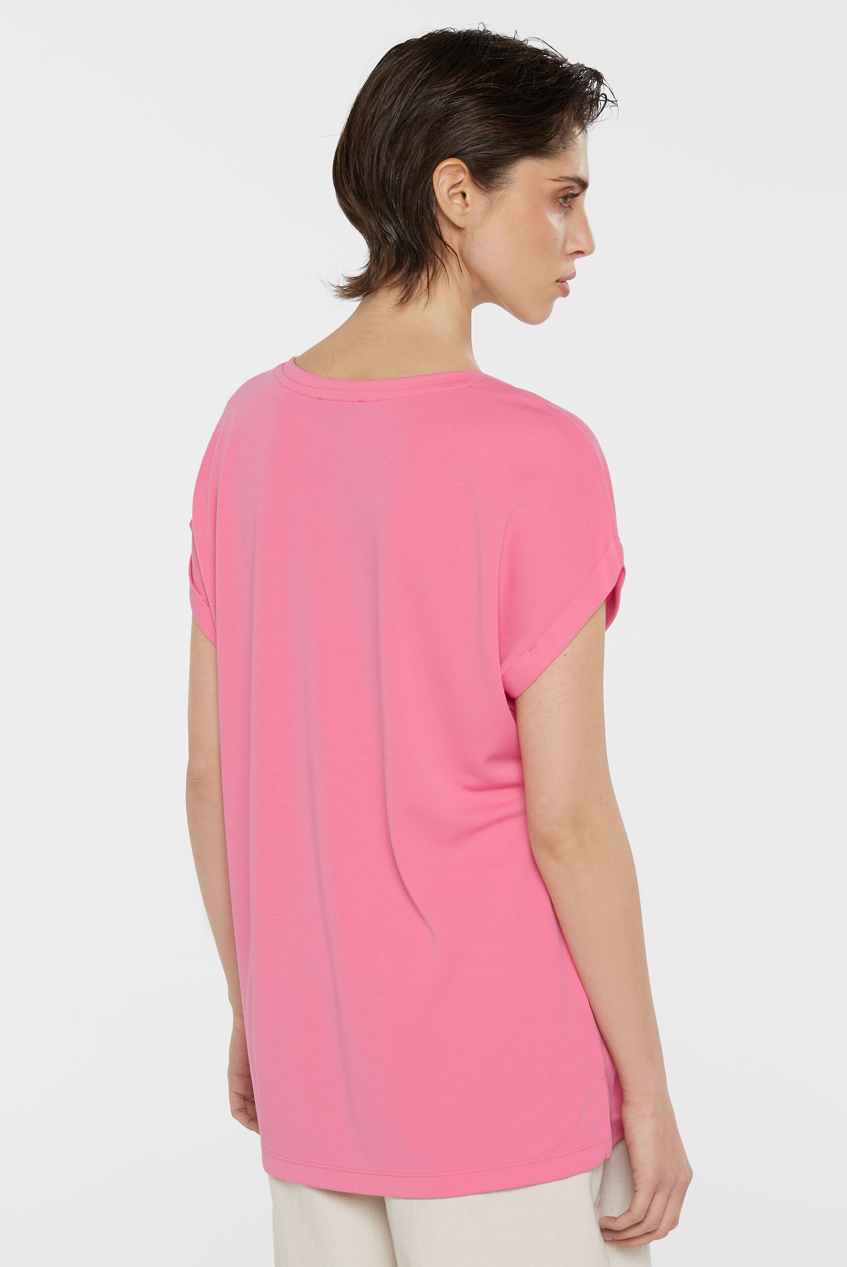 SENSES.THE LABEL Rundhalsshirt, mit Necktape