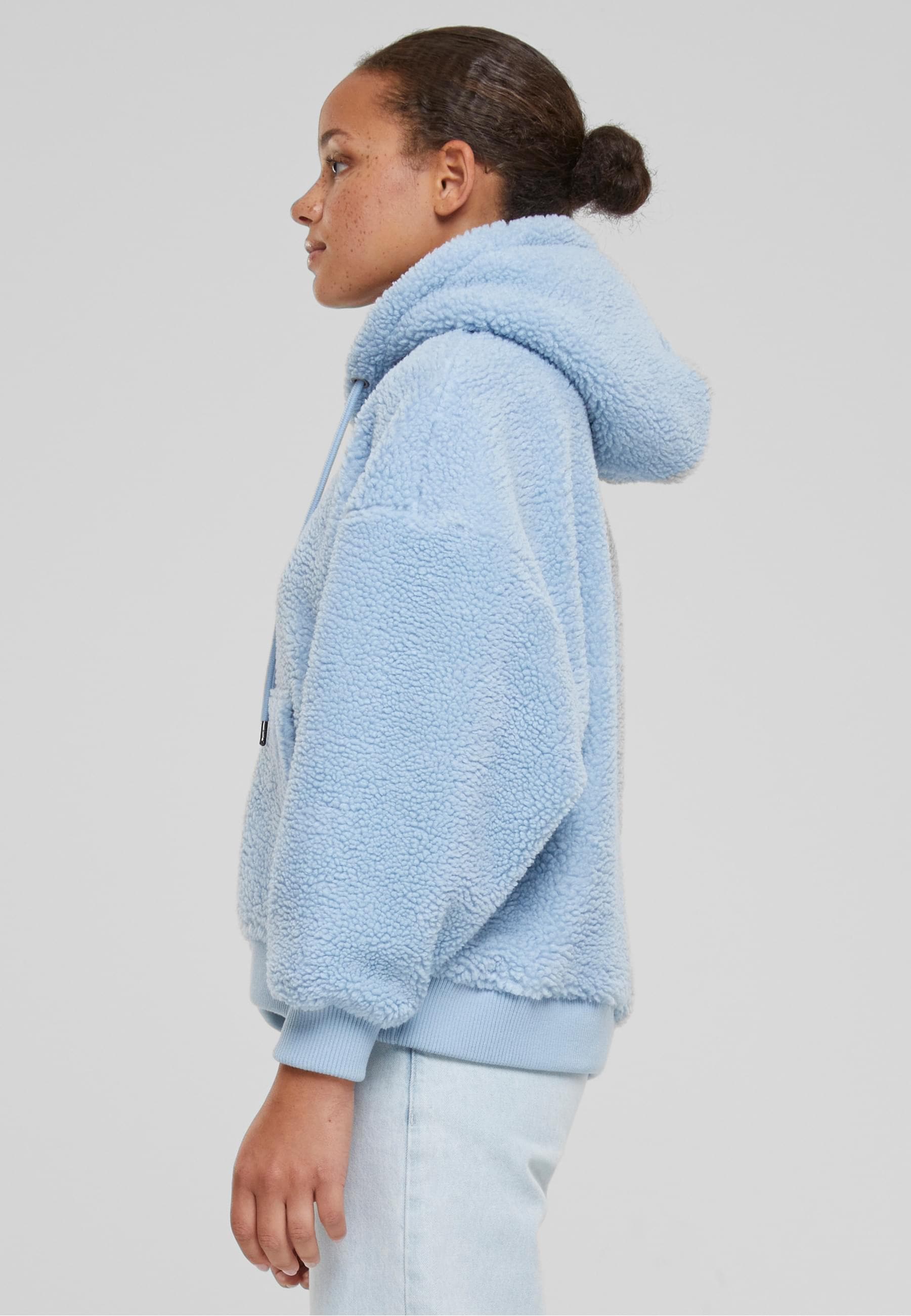 Karl Kani Kapuzenpullover »Karl Kani Damen KW233-041-2 KK Metal Signature Teddy Os Hoodie«, (1 tlg.)