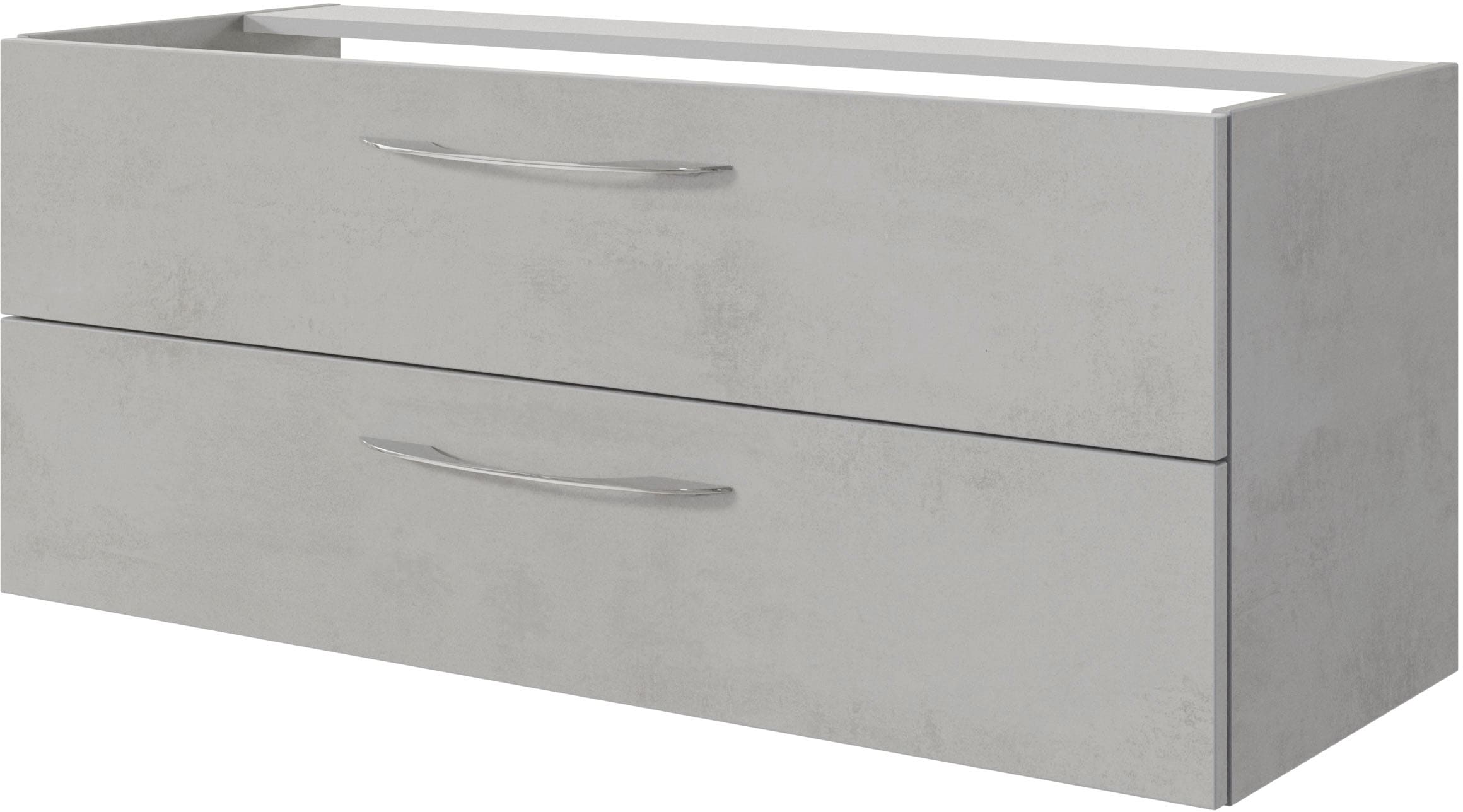 Saphir Badmöbel-Set »Serie 4035 2-teilig, Keramik-Doppelwaschtisch mit LED-Spiegel«, (Set), Doppel-Waschplatz inkl Türdämpfer, 120 cm breit, 2 Schubladen