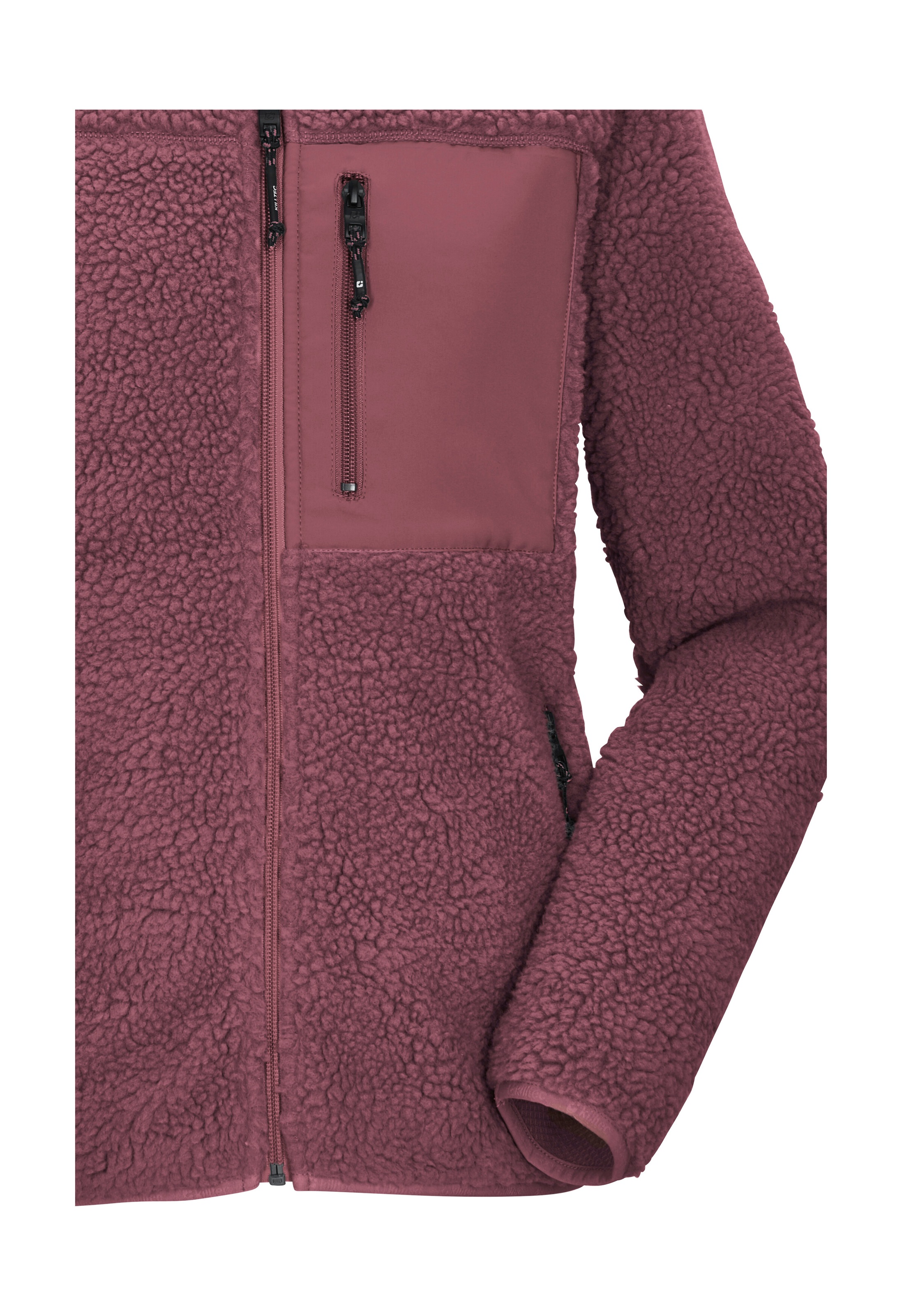 Killtec Fleecejacke »KOW 23 WMN FLC JCKT« Sherpa Fleecejacke, Zippertaschen, Kinnschutz, Midlayer