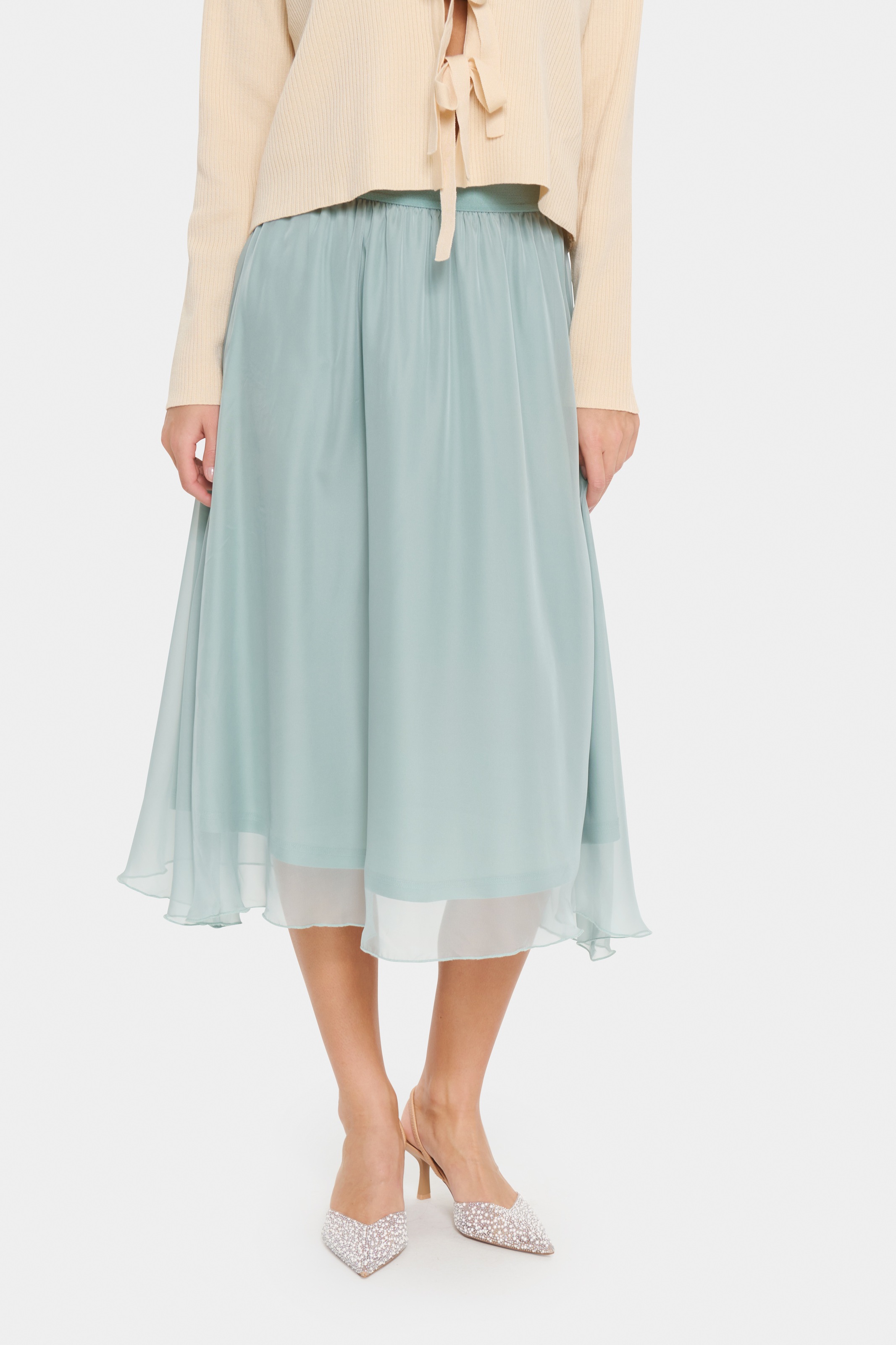 Saint Tropez Midirock "CoralSZ Skirt", aus Chiffon günstig online kaufen