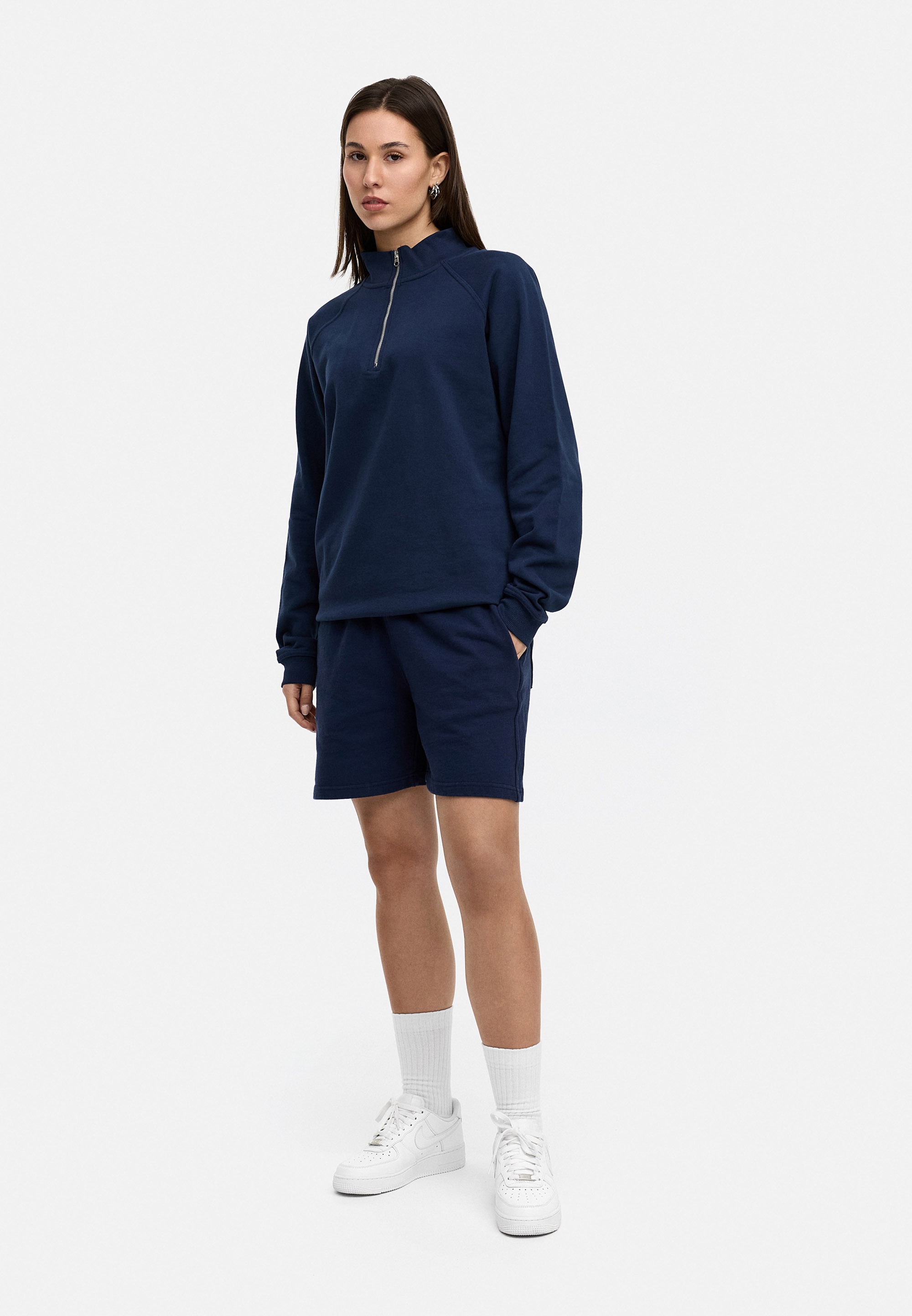 Daily Cotton Sweatshirt »Daily Cotton Sweatshirt OVERSIZE HALF-ZIP«
