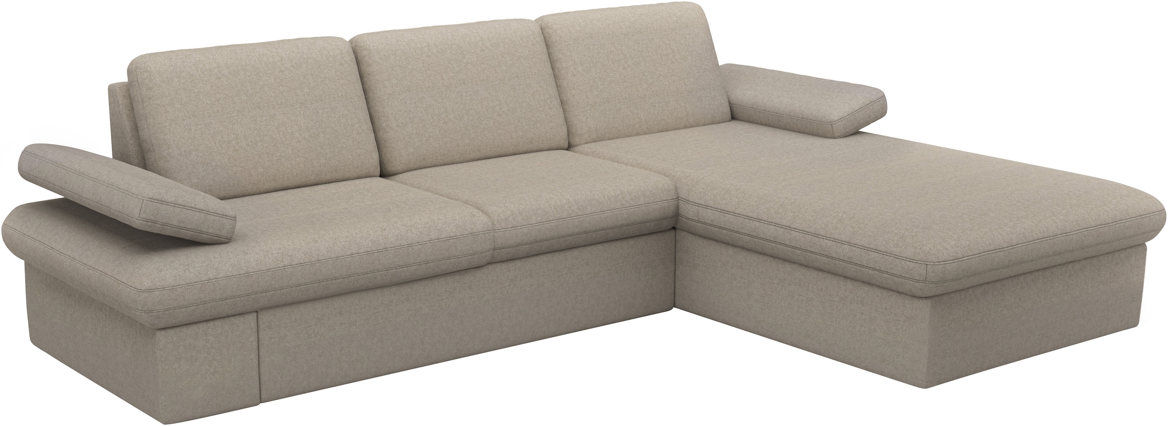 sit&more Ecksofa »Moreno«, mit Armteilverstellung,wahlweise mit Bettfunktion