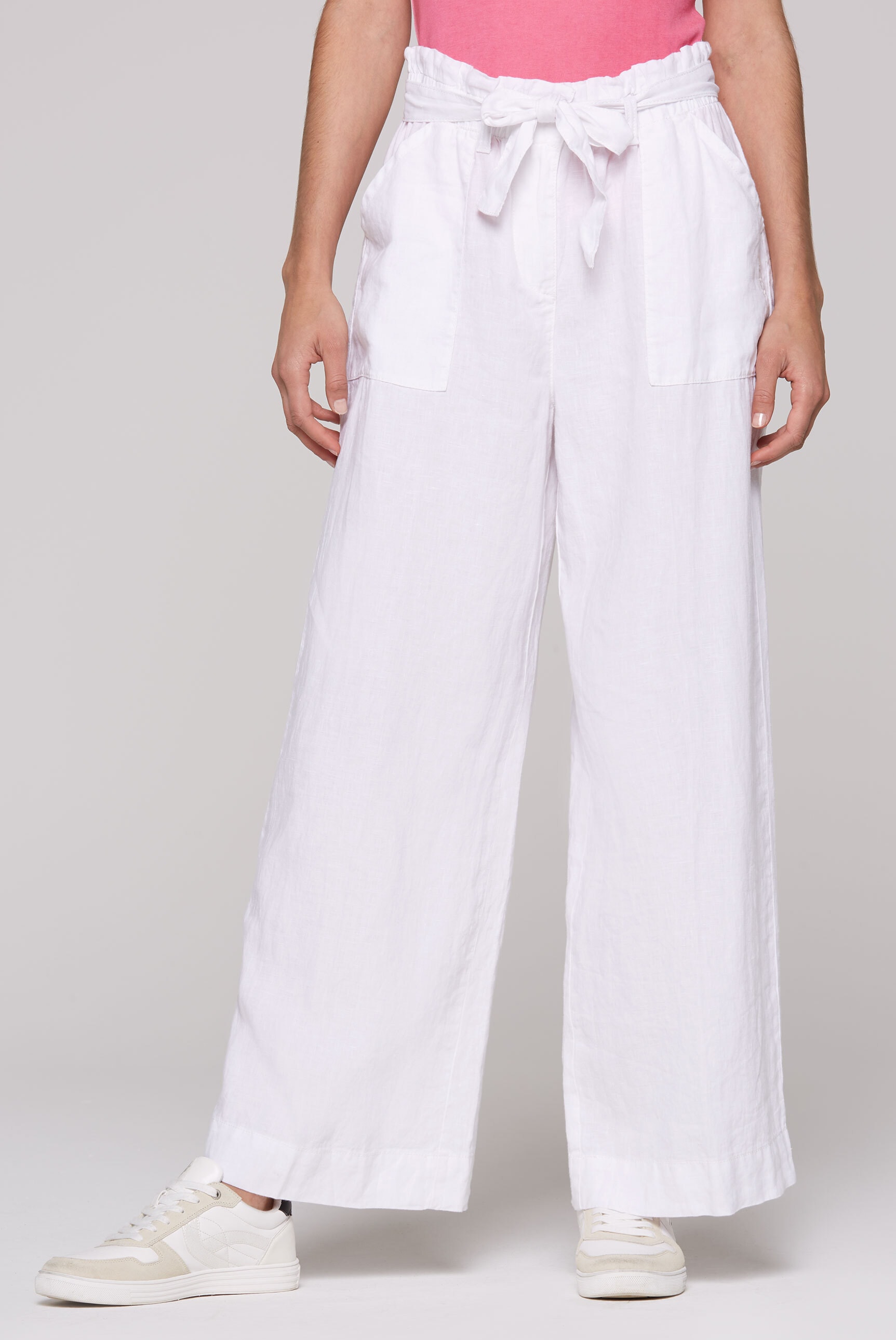 SOCCX Leinenhose, mit aufgesetzten Taschen vorne günstig online kaufen