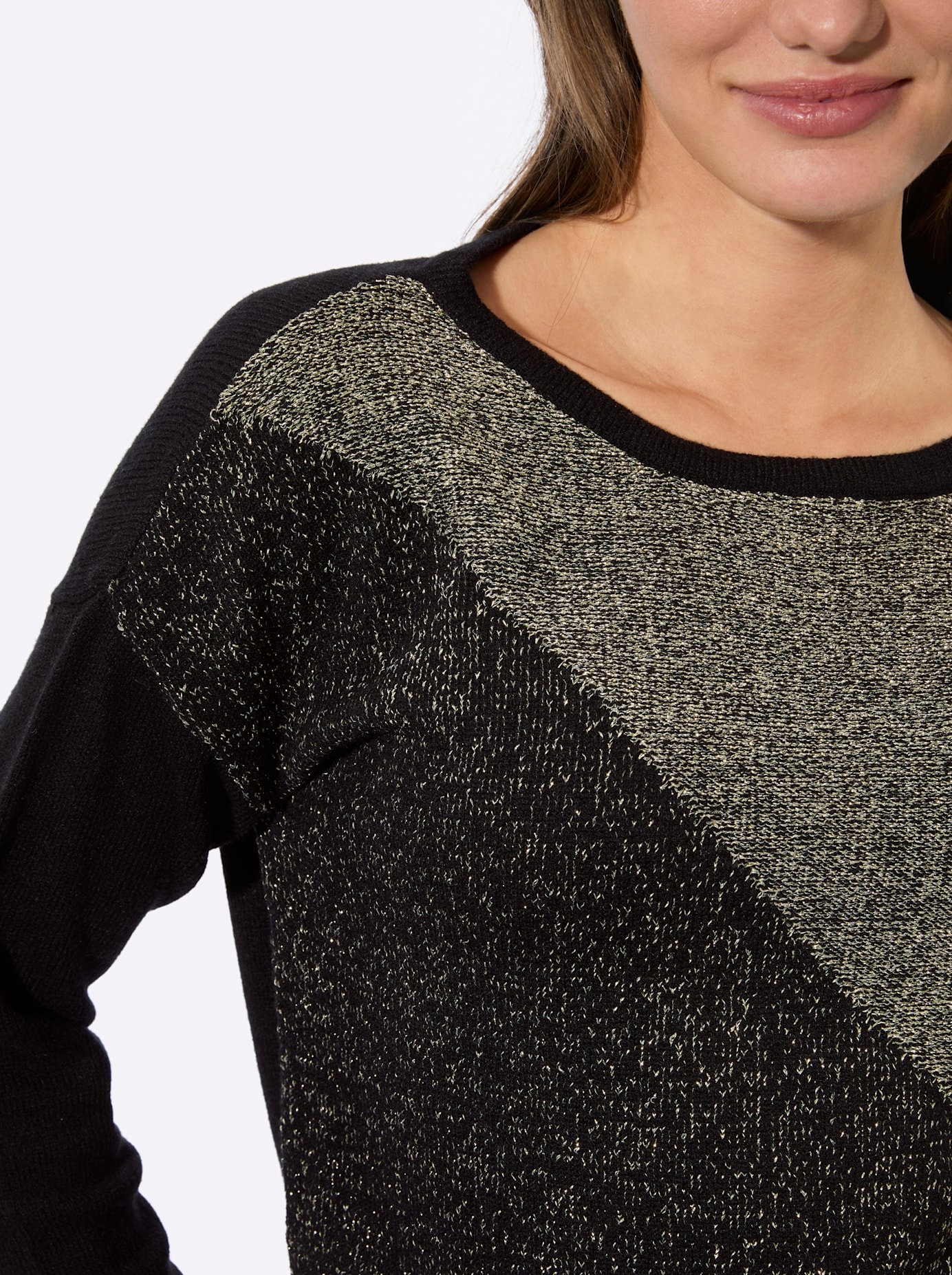 Inspirationen Rundhalspullover »Rundhals-Pullover«