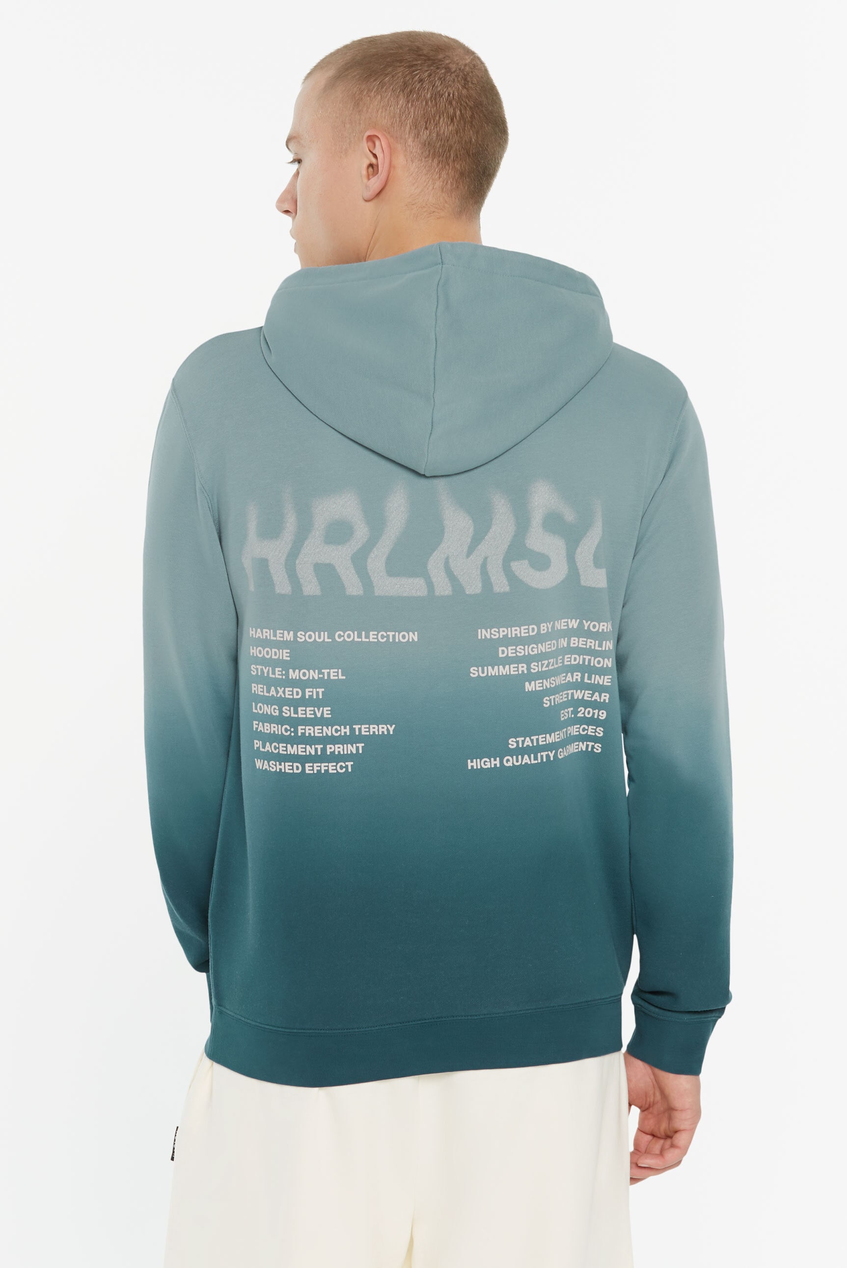 Harlem Soul Kapuzensweatshirt , mit Farbverlauf
