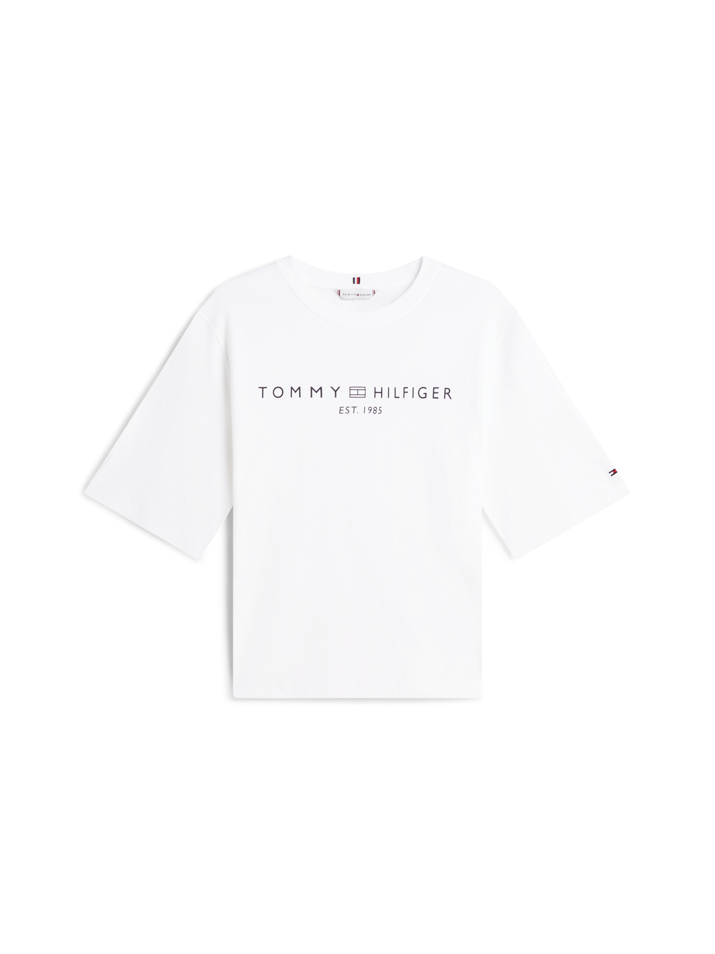 Tommy Hilfiger Langarmshirt »CORP LOGO TRAPEZE C-NK TEE«