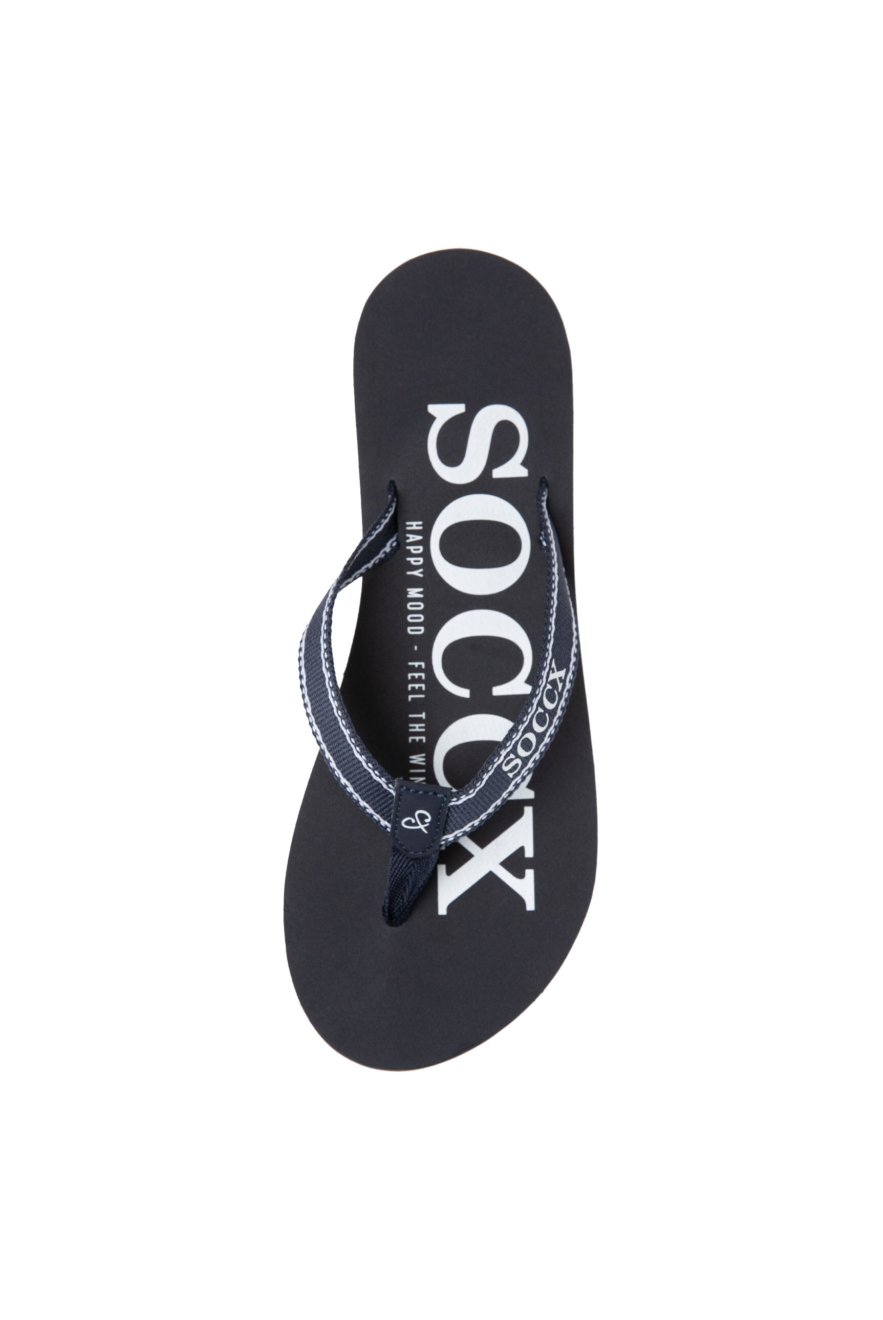 SOCCX Zehentrenner  mit Logo-Applikation