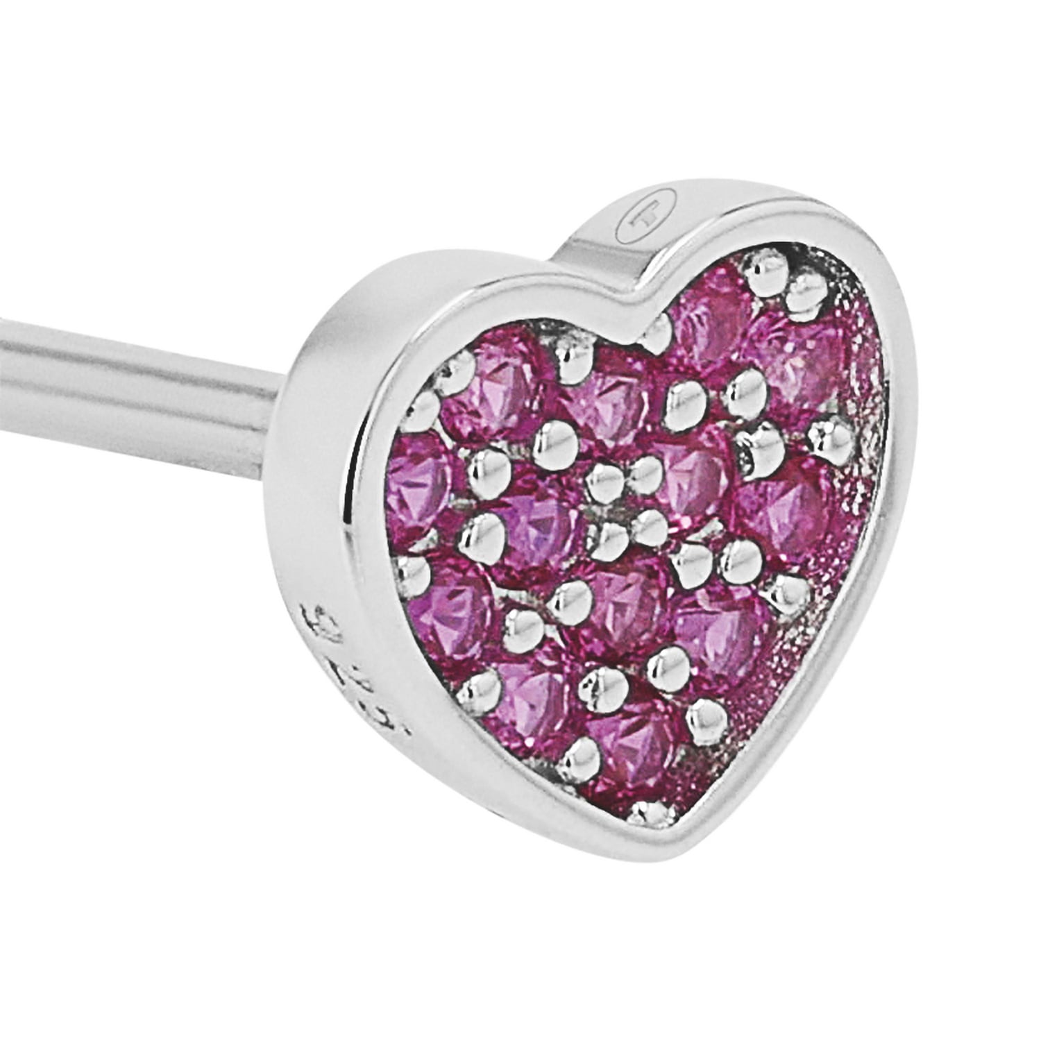 TOM TAILOR Paar Ohrstecker »Schmuck Geschenk Silber 925 Herz« mit Zirkonia (synth.)