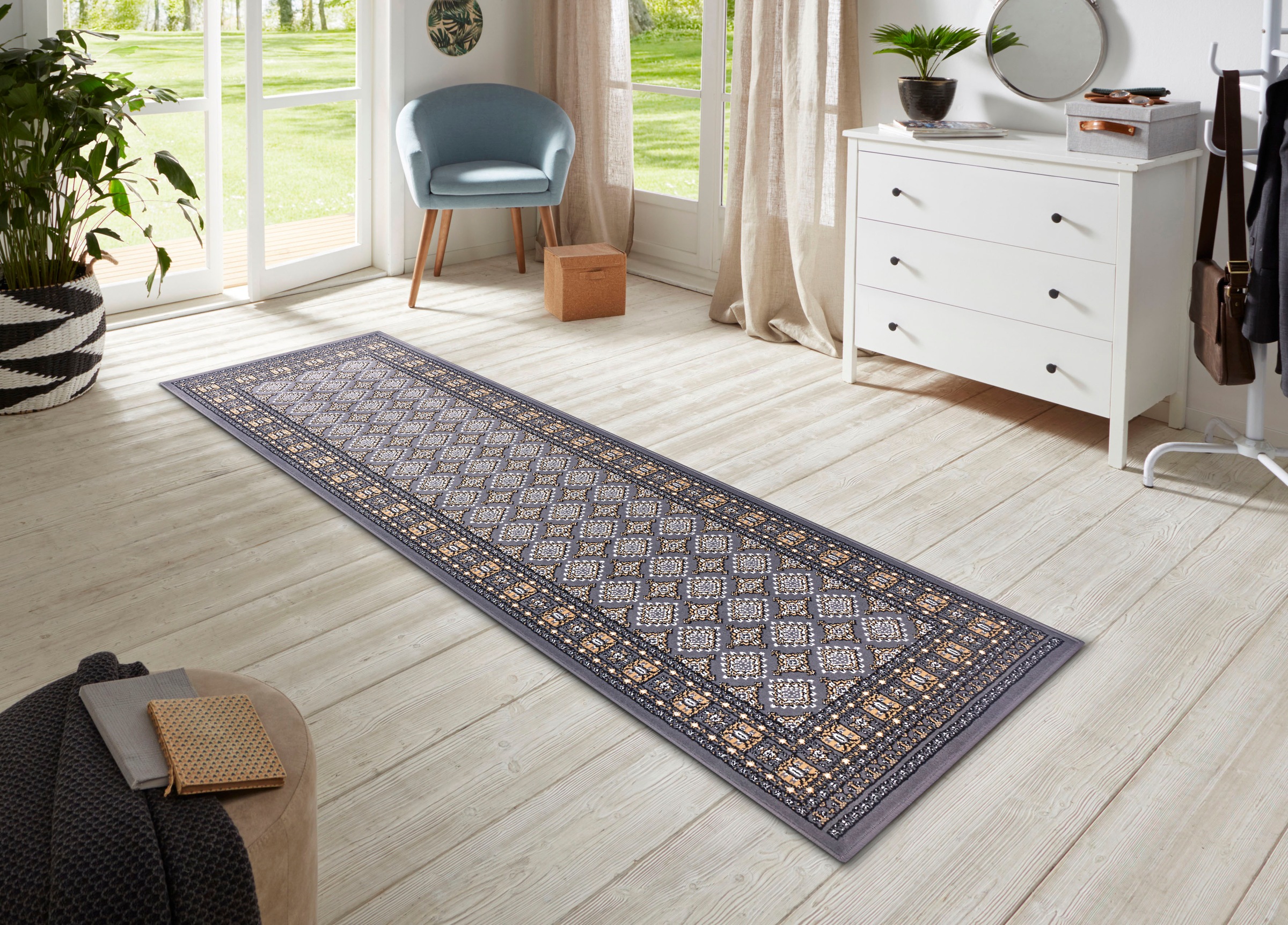NOURISTAN Läufer »Sao Buchara«, rechteckig, 9 mm Höhe, Kurzflor, Orientalisch, Teppich, Modern, Wohnzimmer, Flur, Esszimmer
