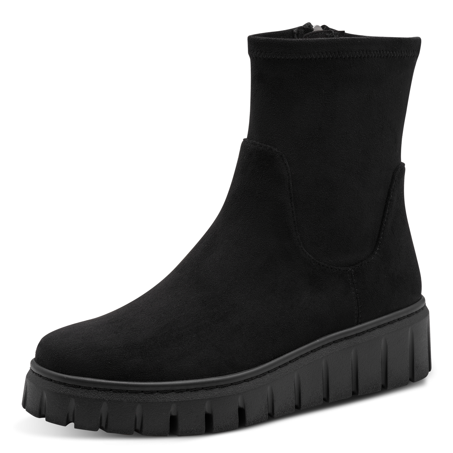 MARCO TOZZI Keilstiefelette  Plateau, Boots mit elastischem Stretch-Schaft