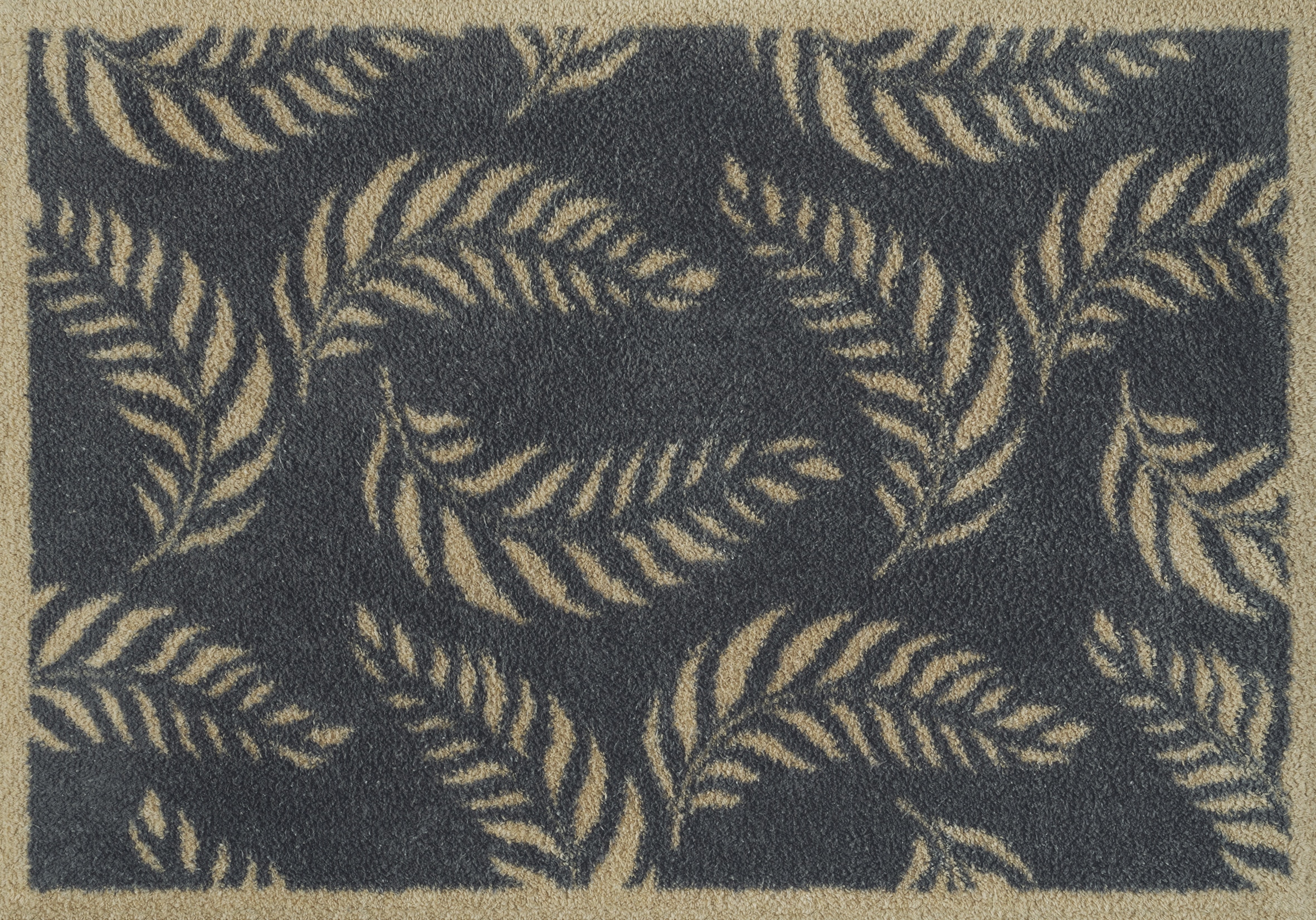 Turtle Mat Fußmatte "Leaf Scroll" rechteckig 9 mm Höhe günstig online kaufen