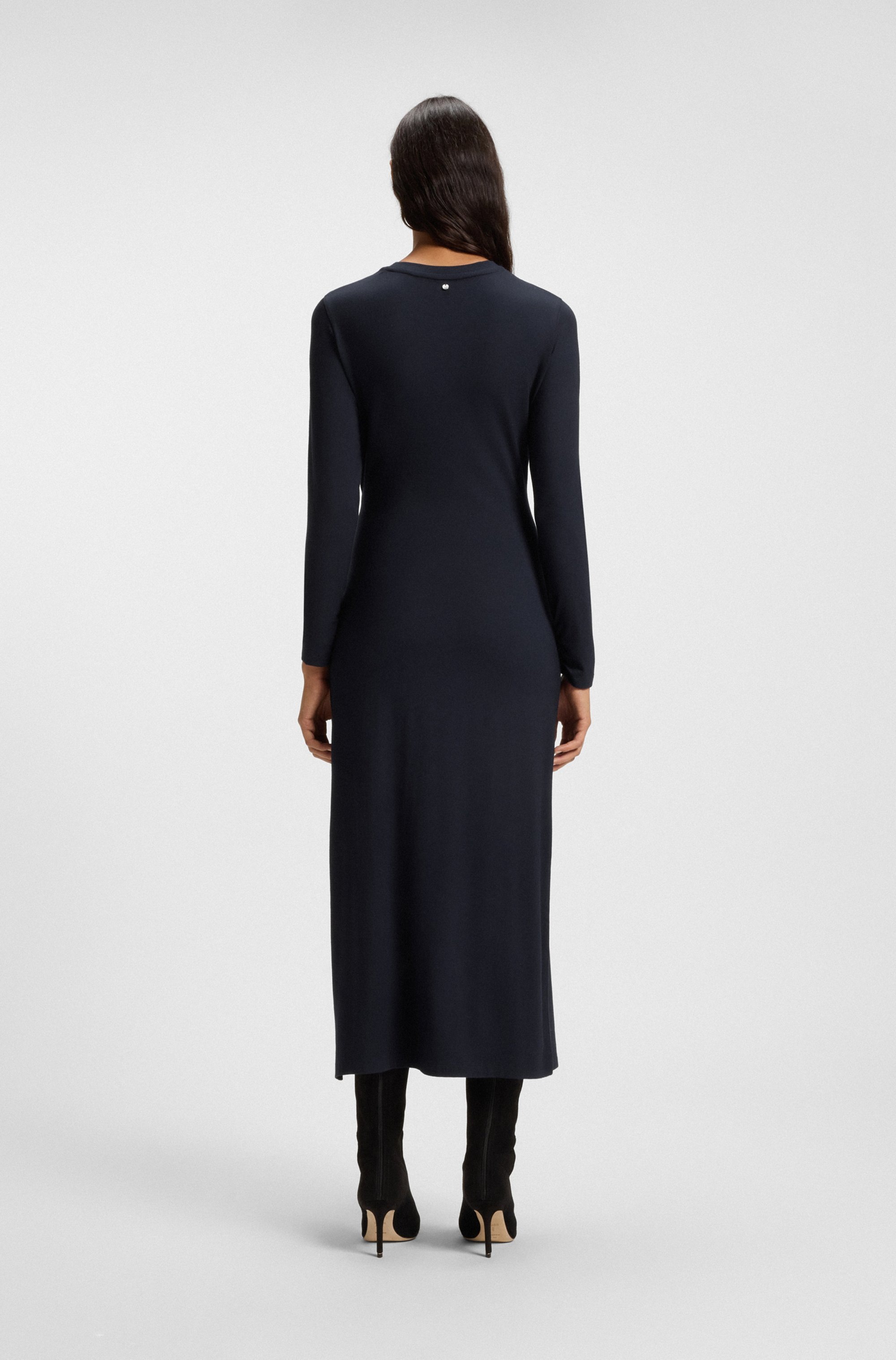 BOSS ORANGE Jerseykleid "Erlot Premium Damenmode", im Regular Fit, Rundhals günstig online kaufen