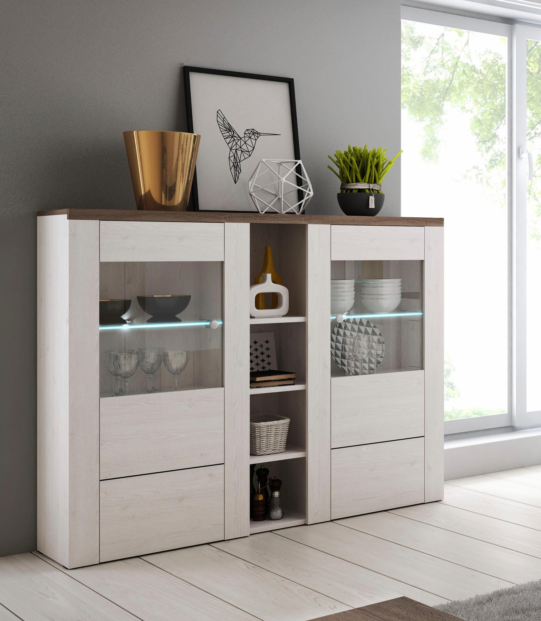 OTTO home Highboard "Larona, zeitlose Hochkommode mit 2 Türen, Türkommode, günstig online kaufen