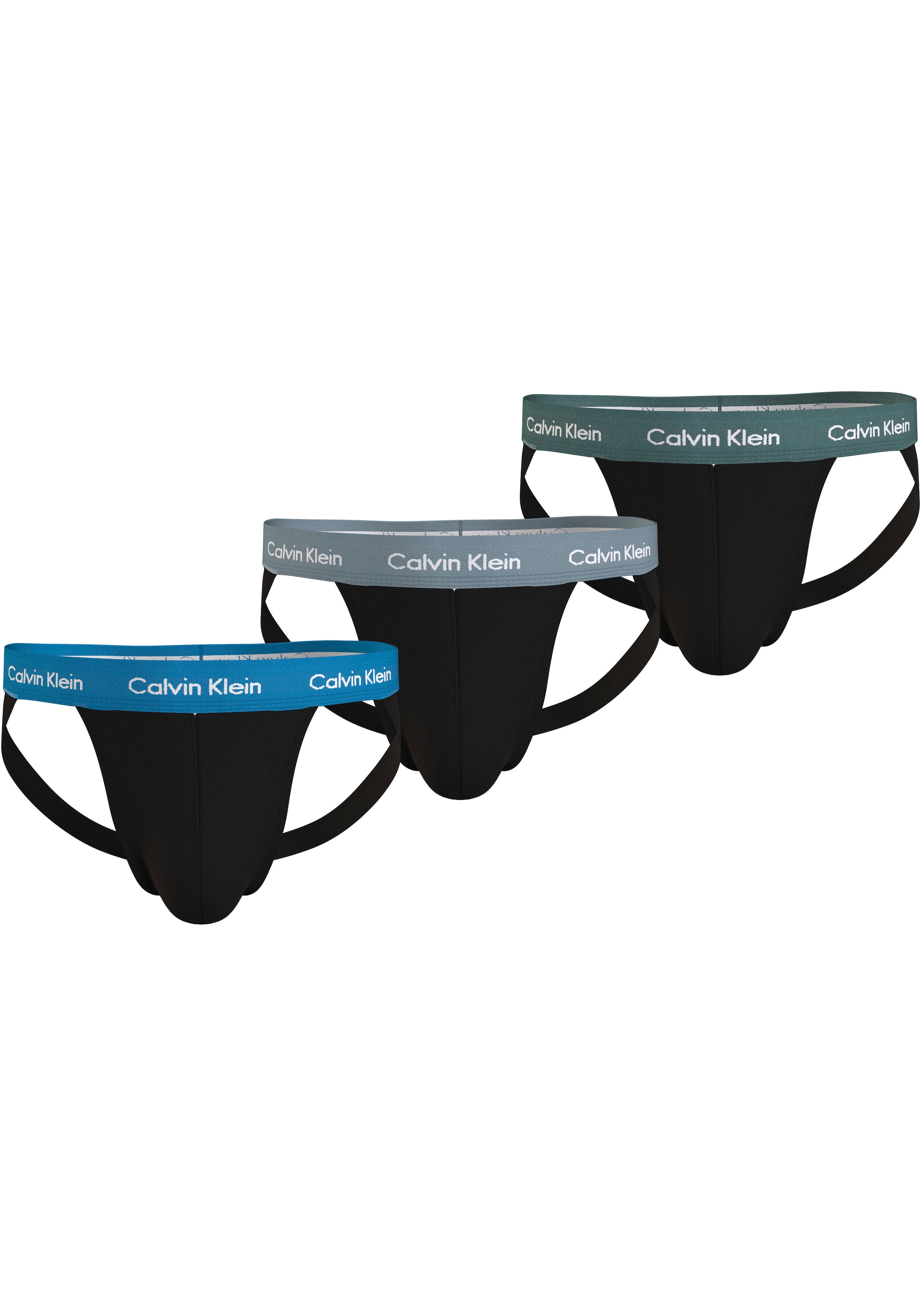 Calvin Klein String »JOCK STRAP 3PK«, (Packung, 3 St., 3er-Pack), mit Logo-Elastikbund  online kaufen | BAUR | Unterhosen