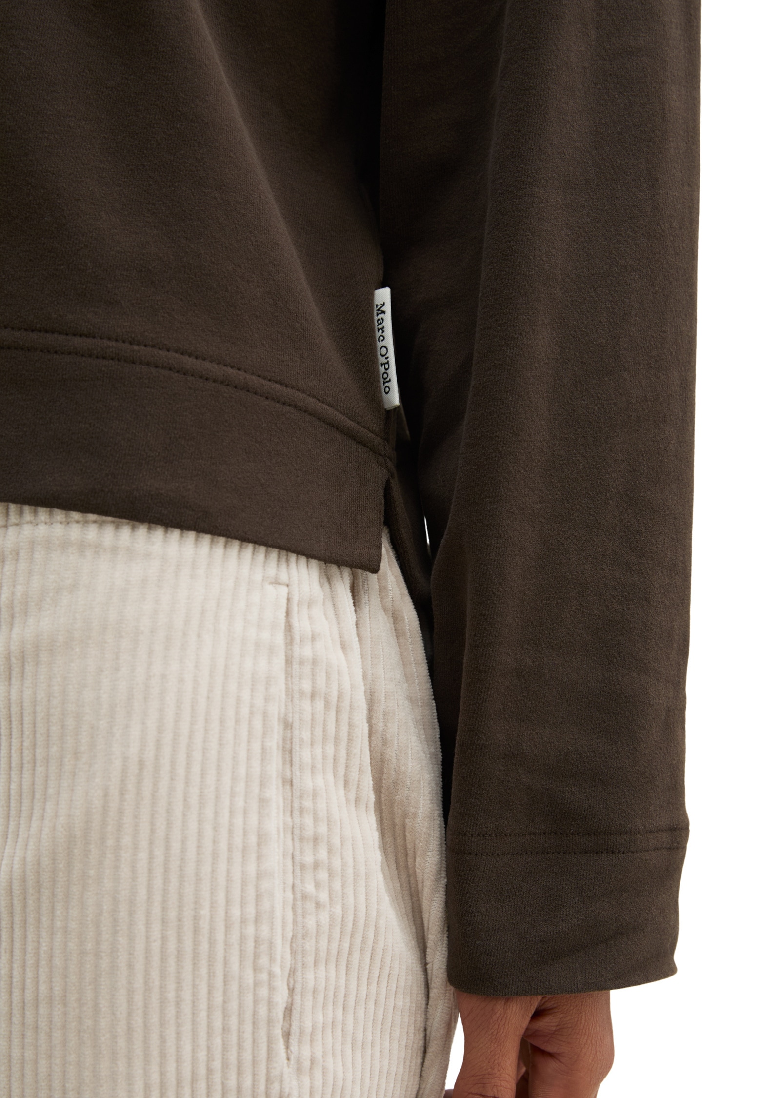 Marc O'Polo Langarmshirt »aus gebrushtem Single Jersey«