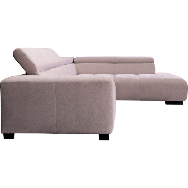 exxpo - sofa fashion Ecksofa, mit 3 verstellbaren Kopfstützen, wahlweise  mit Bettfunktion und Kissen bestellen | BAUR