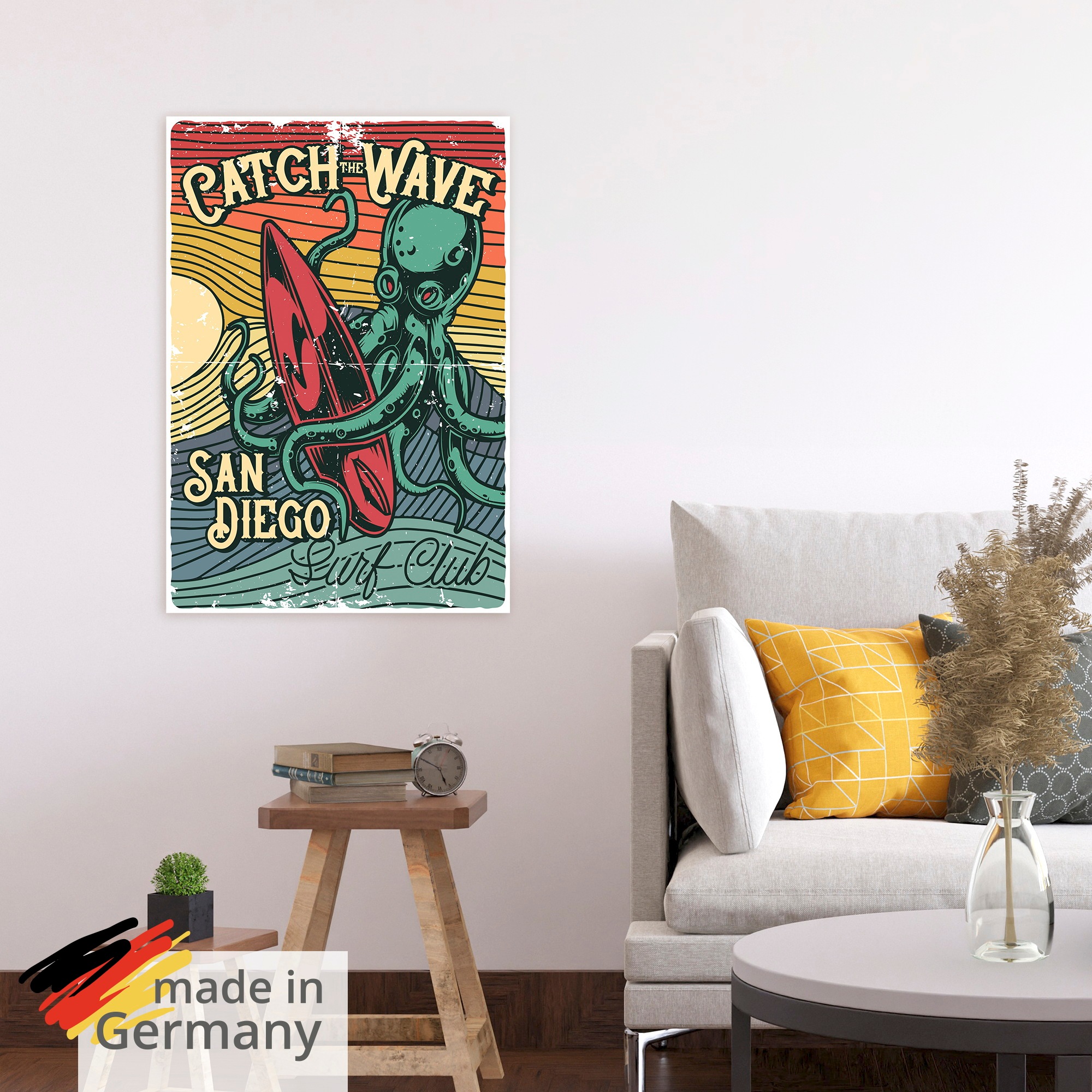 Artland Wandbild »Erleben Sie die Welle San Diego« 1 Stk. tlg. als Alubild, Leinwandbild, Poster, Wandaufkleber in verschied. Größen