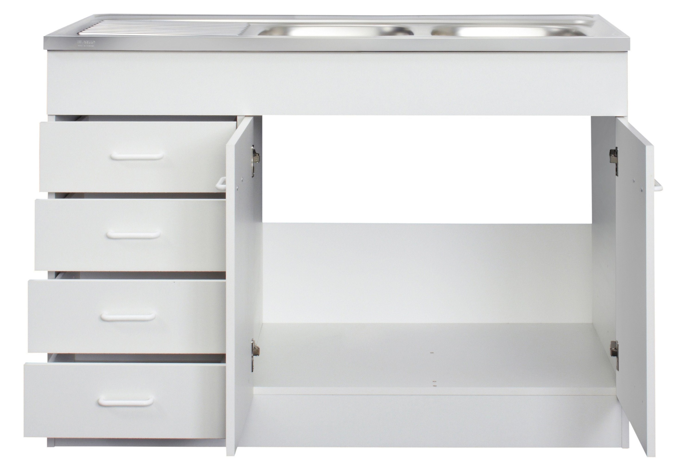 KOCHSTATION Spülenschrank "KS-Elster" Breite 120 cm