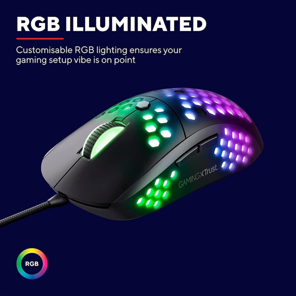 Trust Gaming-Maus »GXT960 GRAPHIN LIGHTWEIGHT MOUSE«