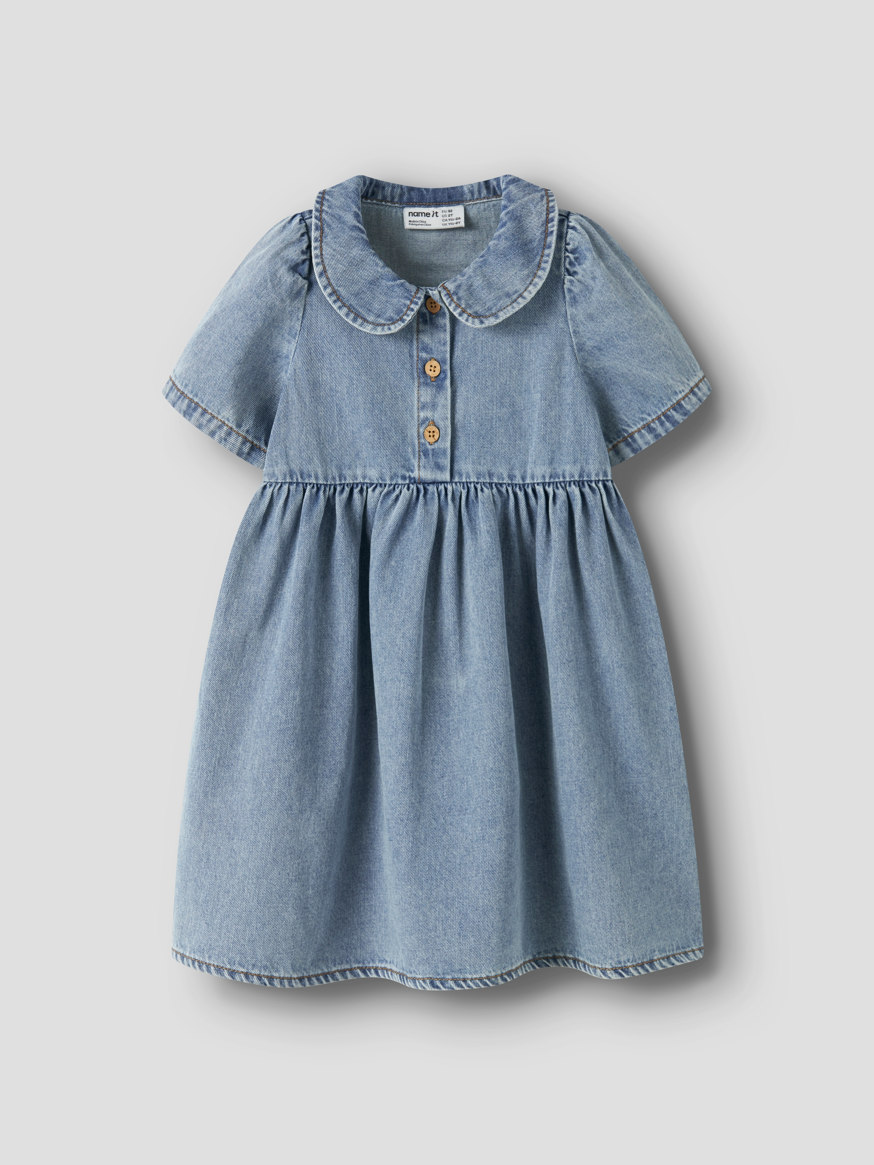 Name It Jeanskleid "NMFPOPPY DNM DRESS 5011-OV H" Baumwolle, relaxed fit