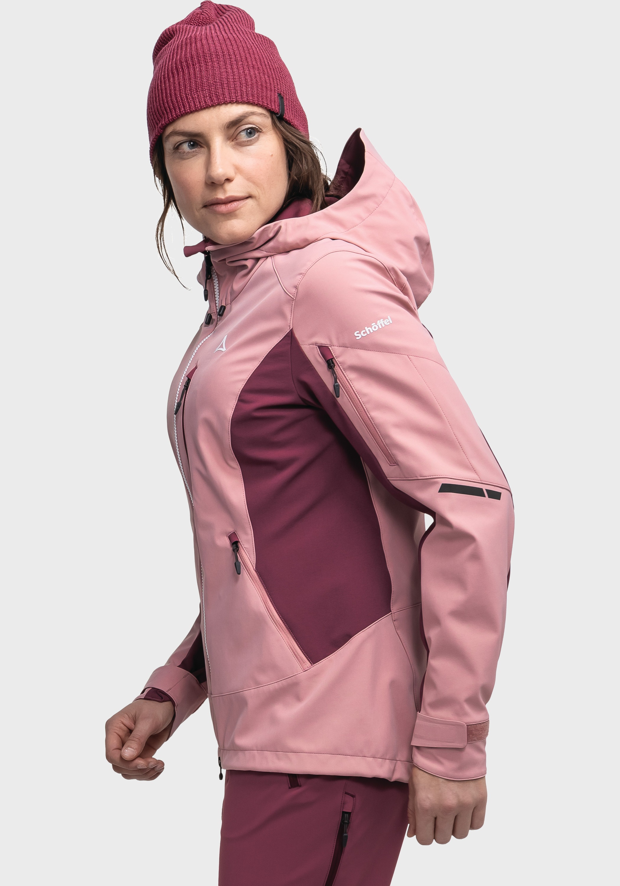 Schöffel Outdoorjacke »Softshell Jacket Matrei L«, mit Kapuze