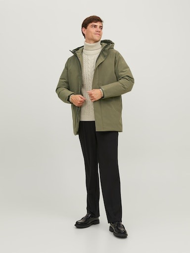 Jack & Jones Langjacke »JPRBLAKEEN PARKA SN«, mit Kapuze