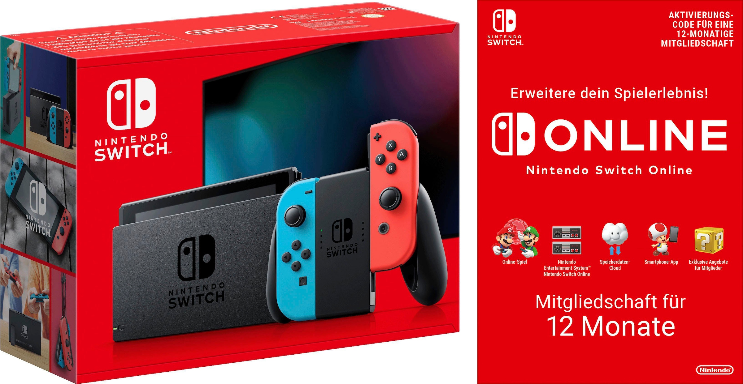 Nintendo Switch Spielekonsole »Switch«, inkl. Nintendo Switch Online Code |  BAUR