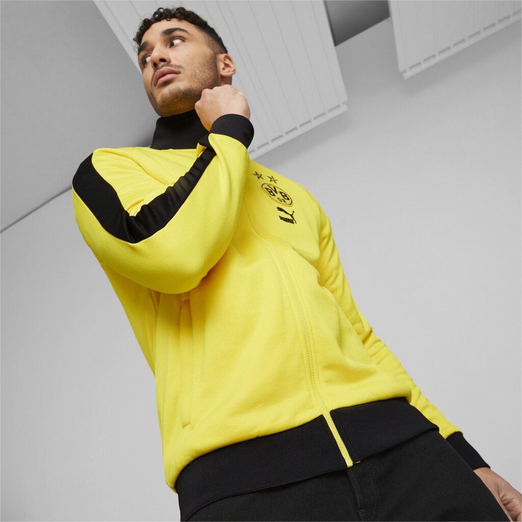 PUMA Sweatjacke »Borussia Dortmund ftblHeritage T7 Trainingsjacke Herren«