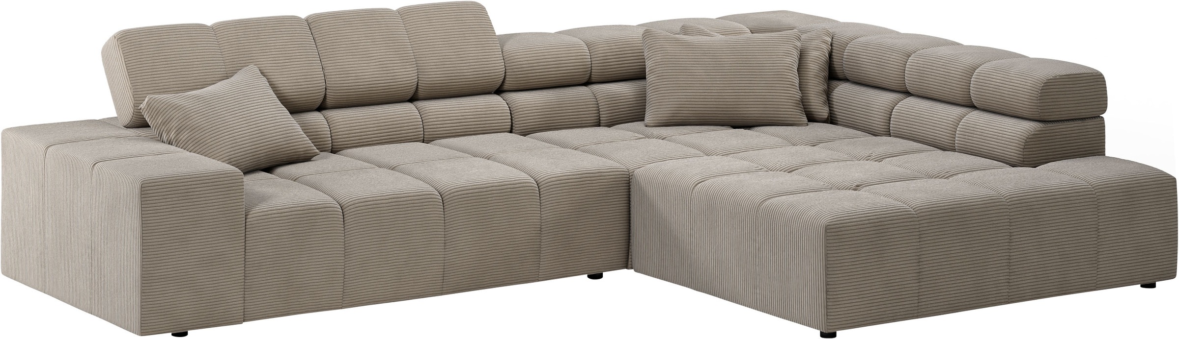 Home Affaire Ancona Corner Sofa with Adjustable Headrests L-Shape 9