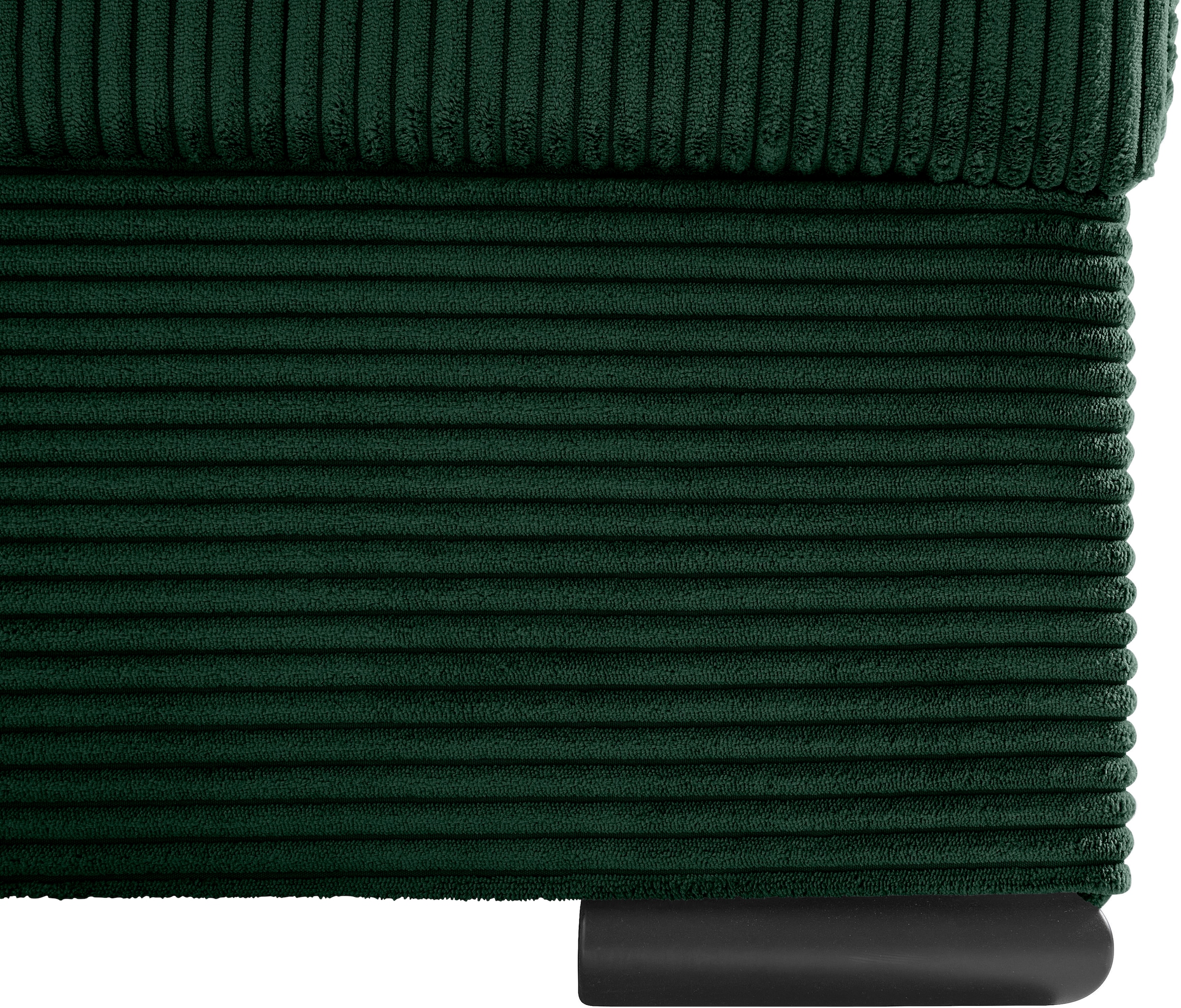 COLLECTION AB Wohnlandschaft »Josy, U-Form, Schlafsofa mit Bettkasten«, (Cord-/Mix), flexible Recamiere, Breite: 269cm, inklusive Rückenkissen, Cord