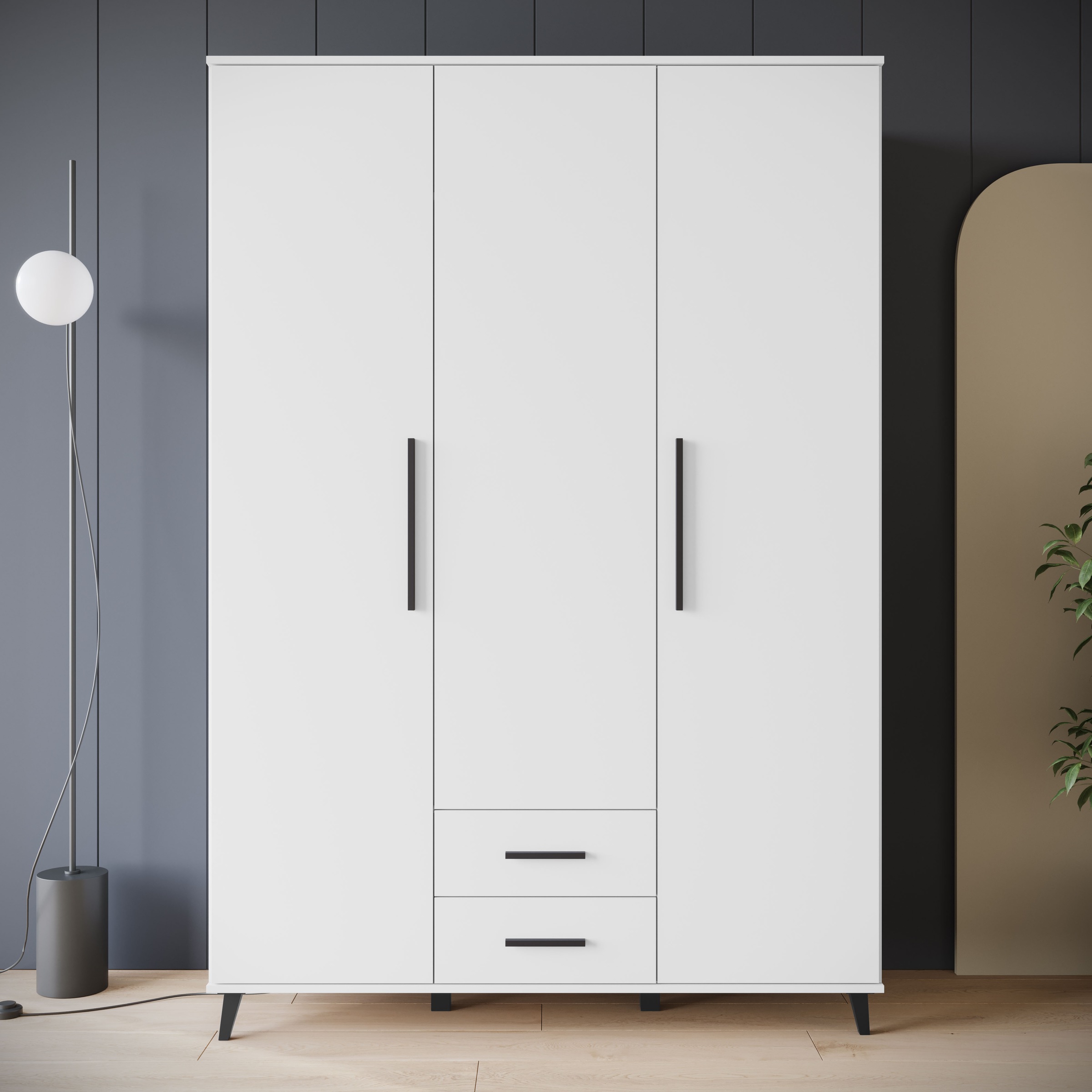 INOSIGN Kleiderschrank "Lagos, Garderobe", (1 St.), Moderner Drehtürenschra günstig online kaufen