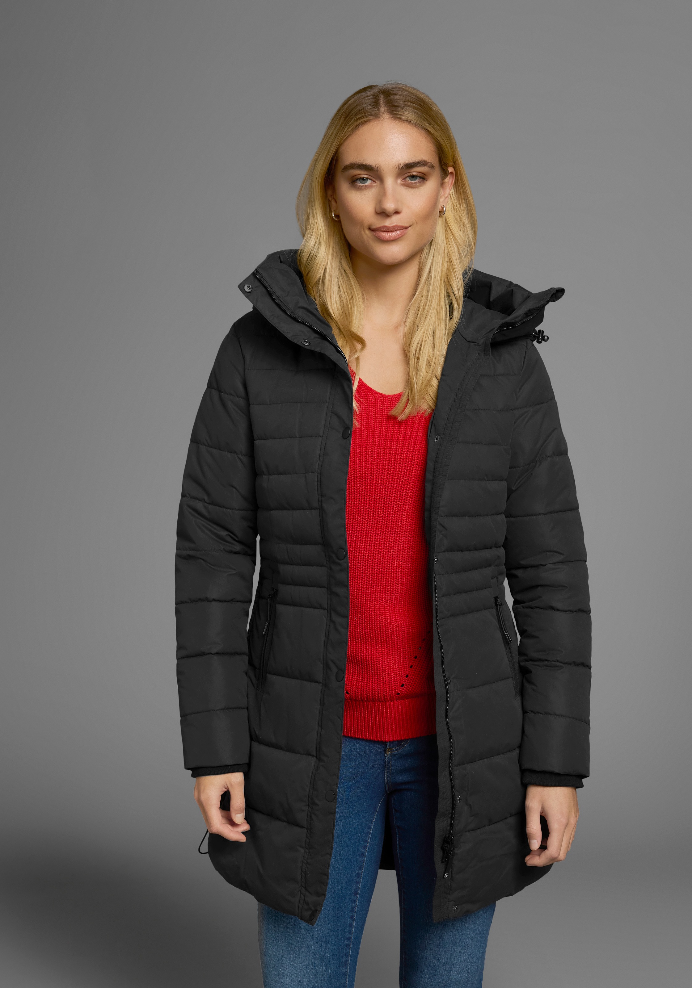 Polarino Wintermantel, Warm wattiert. Obermaterial wasserabweisend und wind günstig online kaufen
