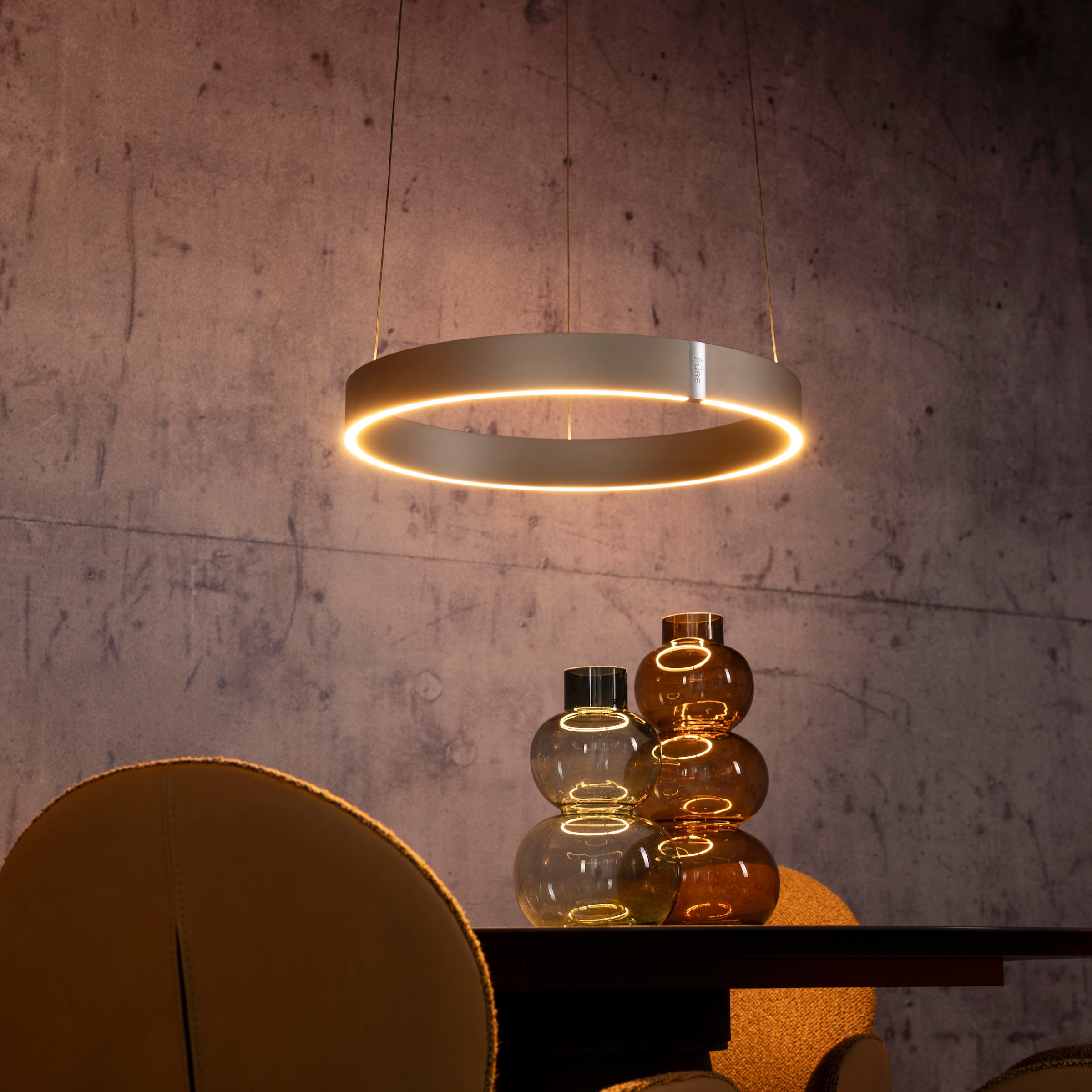 Neuhaus PURE LED Pendelleuchte »PURE E-Clipse« LED-Board 1 Stk. warmweiß - kaltweiß e-LIFT®-Funktion, CCT, dimmbar über Fernbedíenung